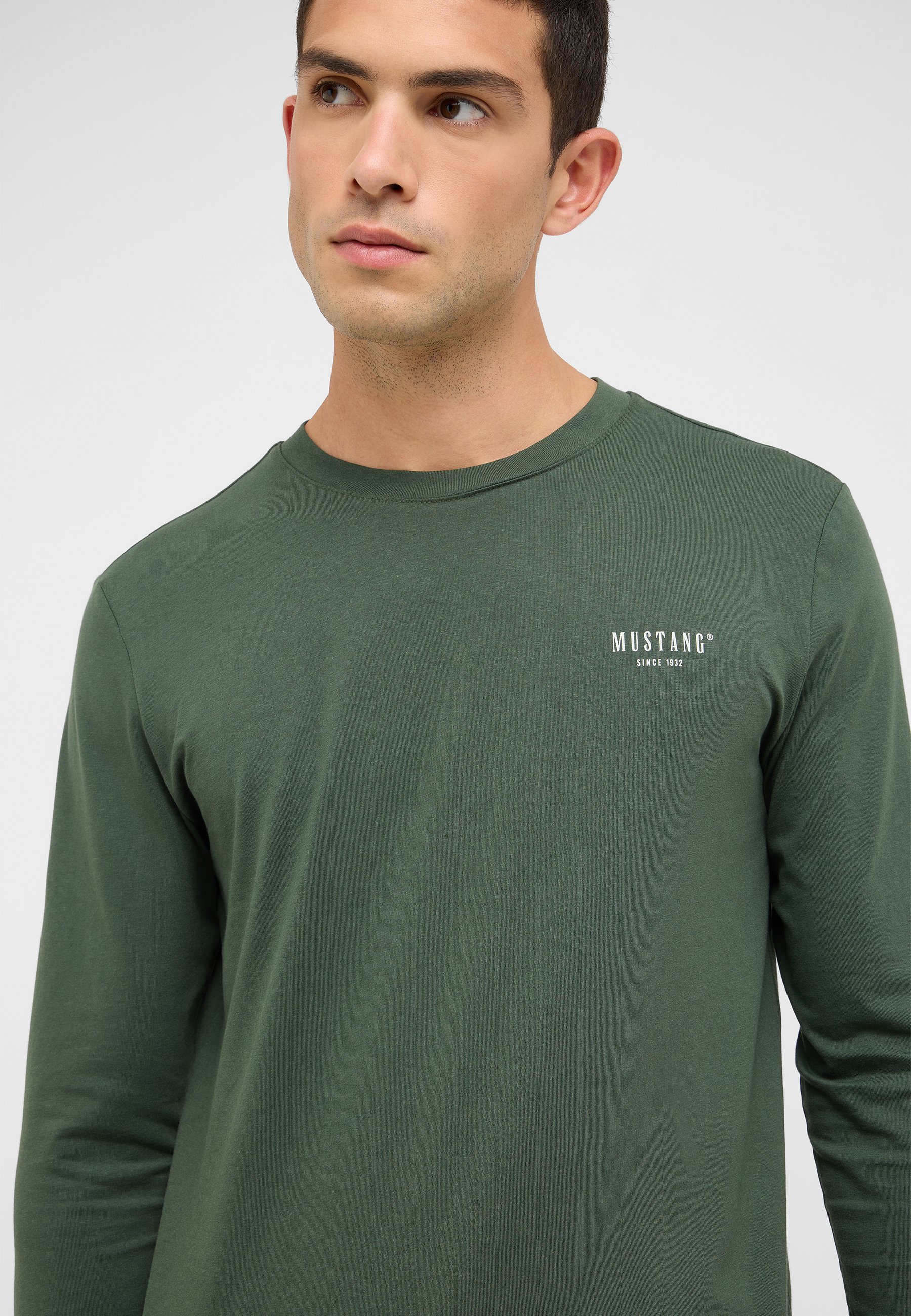 Langarm, Ärmel, T-shirt, Mann, Person