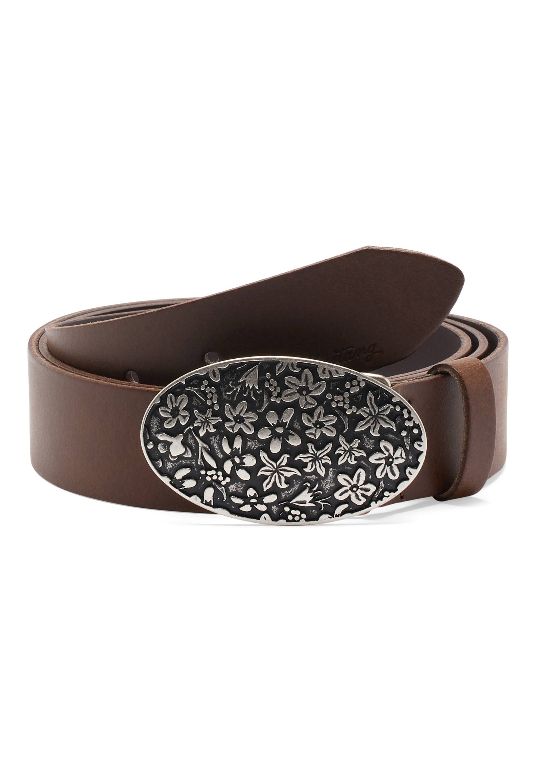 Mustang Damen Gürtel 35 mm aus Echtleder, coffee