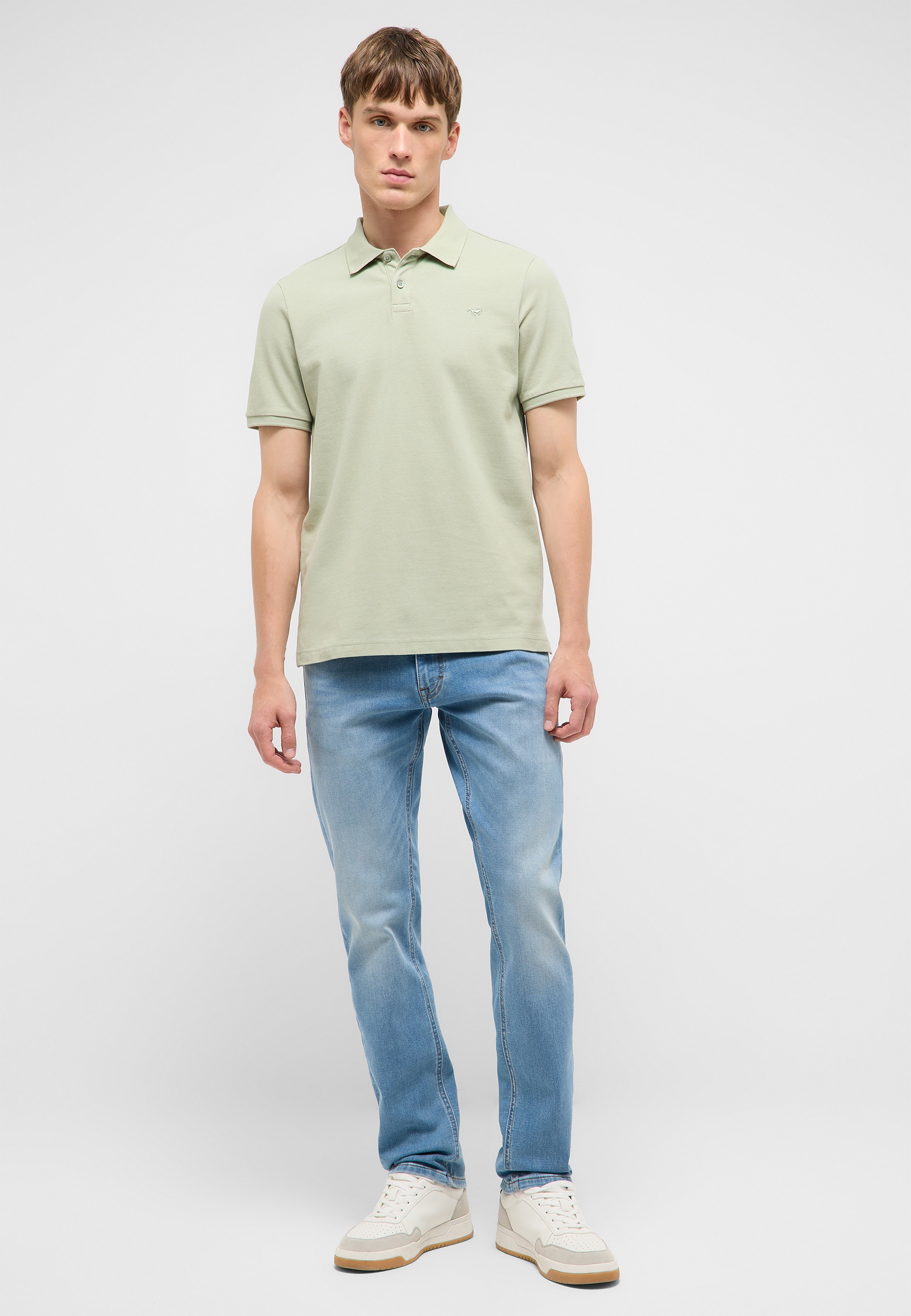 Polohemd, Polo, Grün, Kurzarm, casual wear