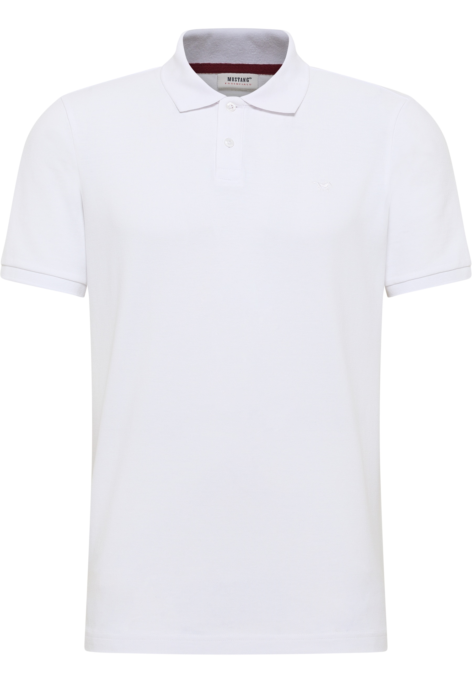 Polo Shirt, Weißes Polo, Kurzarm, Polo mit Kragen, Knopfleiste