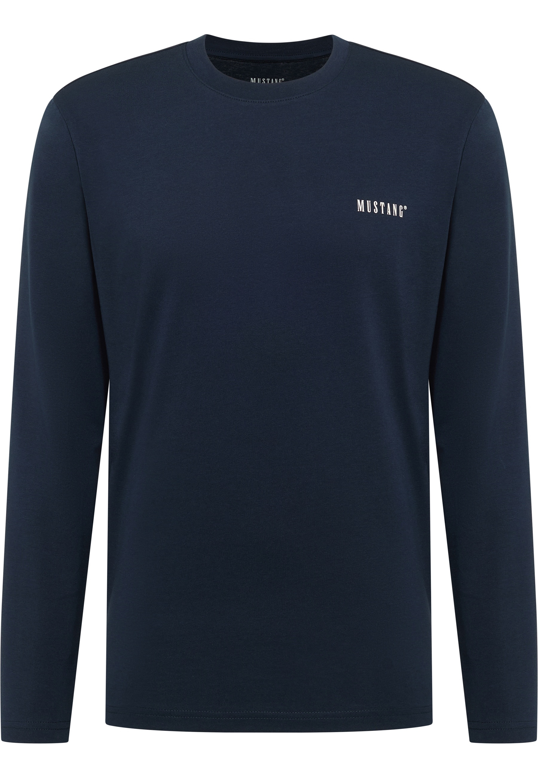 Mustang Herren Langarmshirt Style Asheville, navy