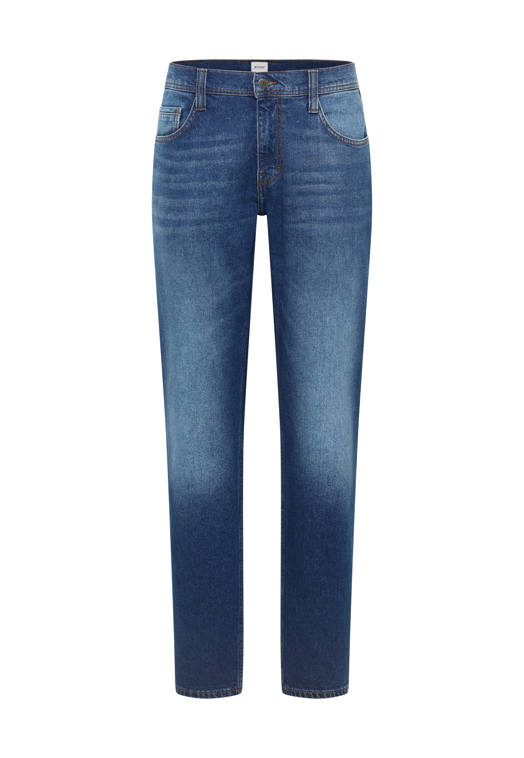 mit Straight Fit und 5-Pocket-Design