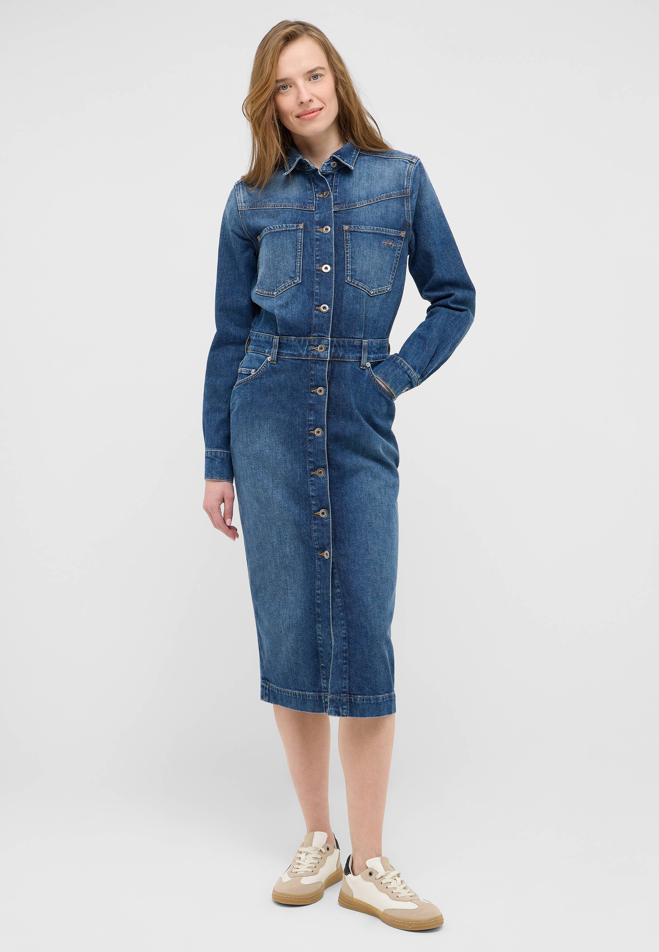 Hosen, Jeans, Mantel, Person, Frau