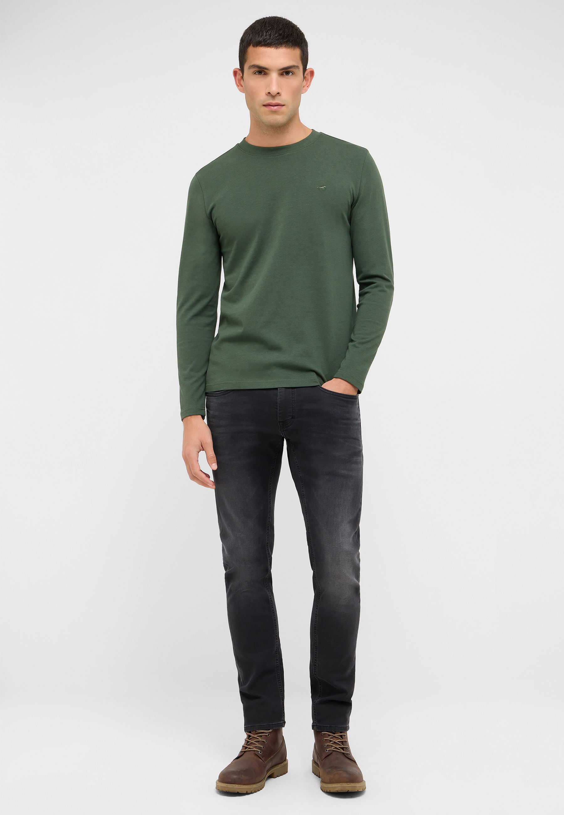 Langarm, Ärmel, Hosen, Person, Stehend