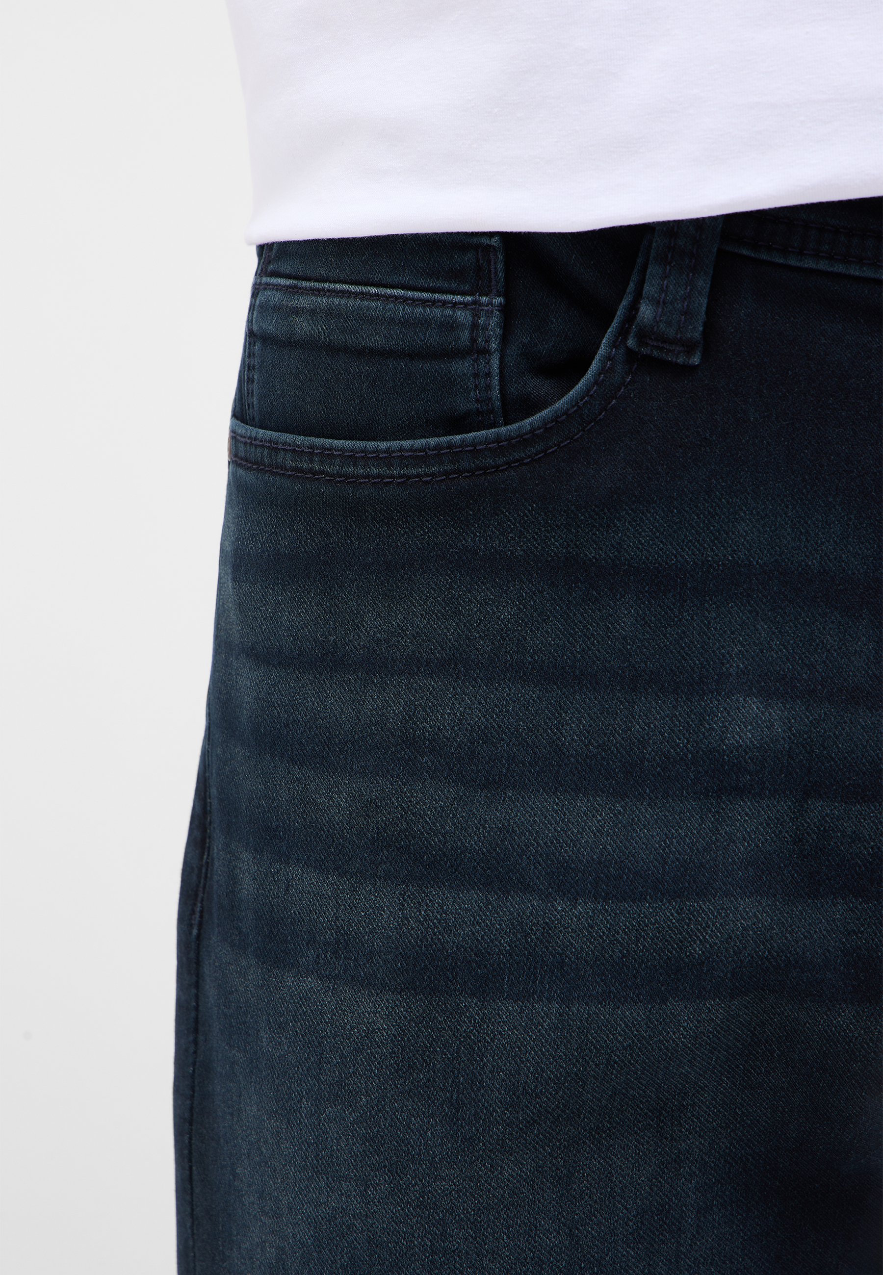 Jeans, Dunkelblau, Hose, Jeansstoff, Bund