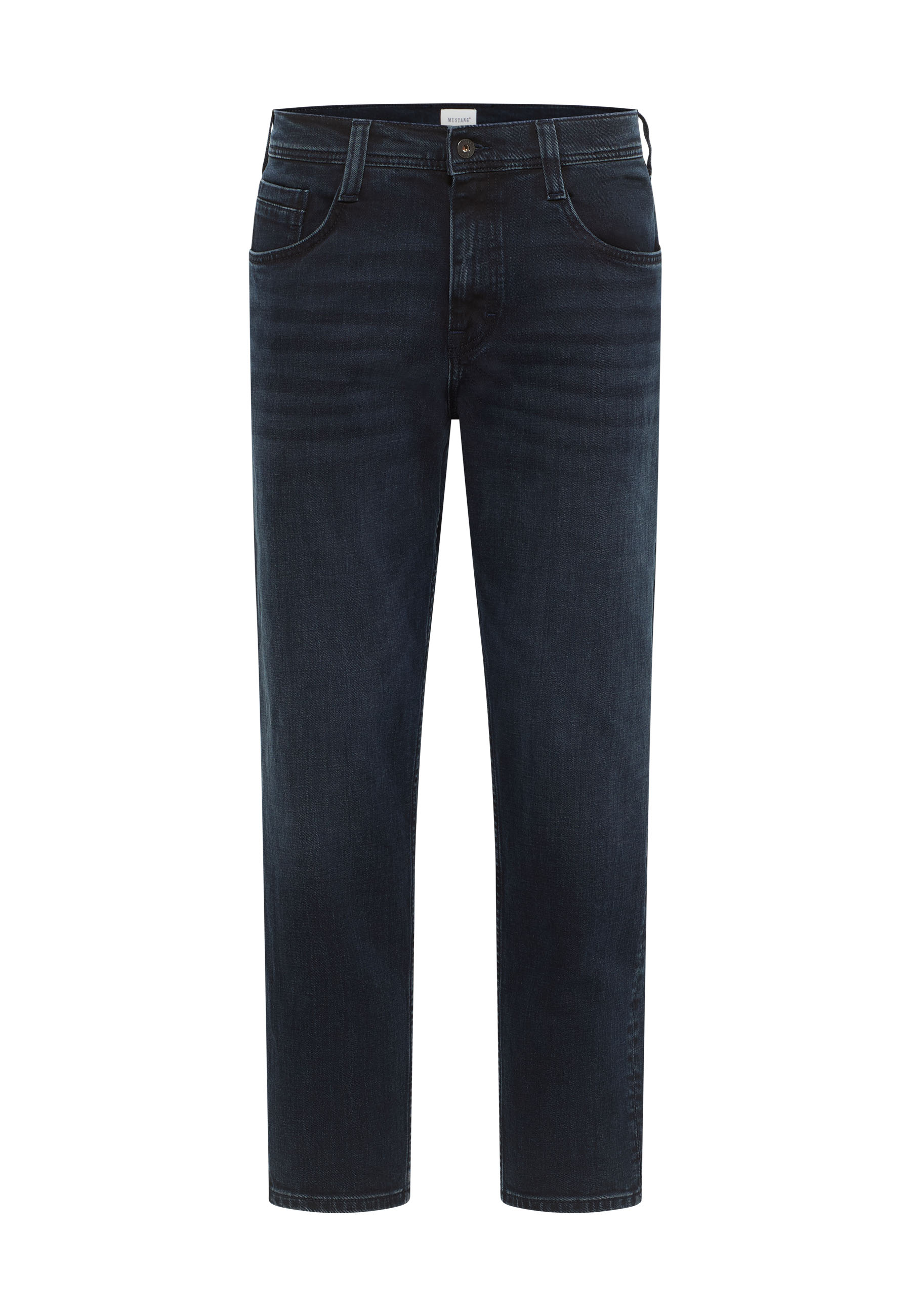 Jeans, Dark wash, Straight leg, Five-pocket, Denim