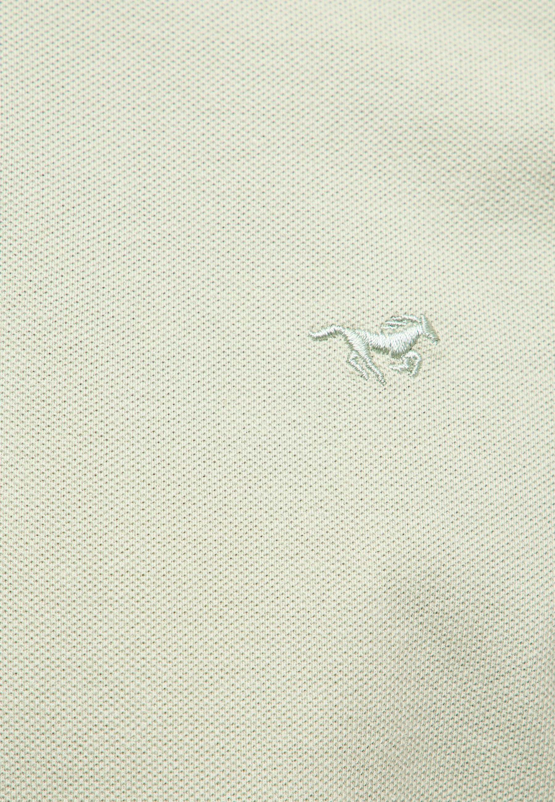 polo, Piqué, beige, texturiert, Logo