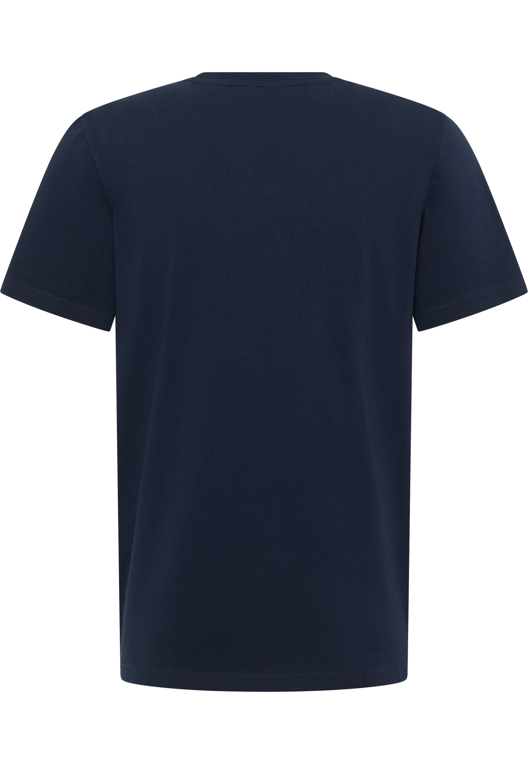 T-Shirt, Kurzarm, Unifarben, Navy, Kleidung