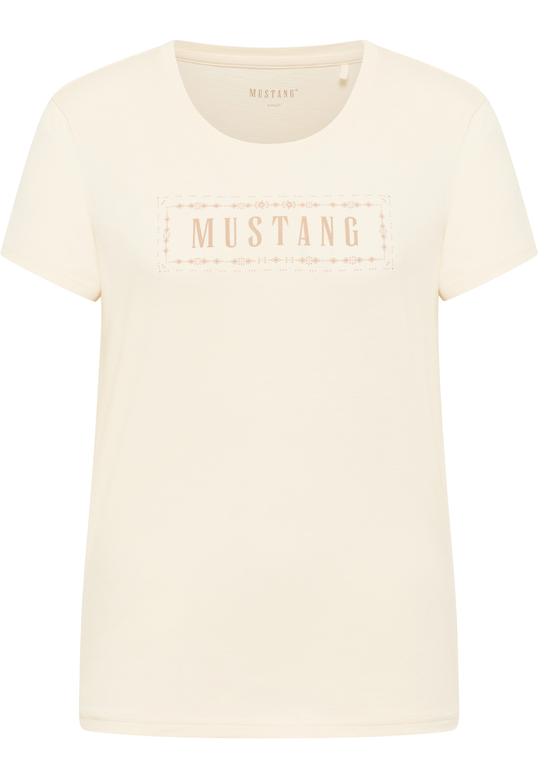 Mustang Damen T-Shirt Style Alma, offwhite