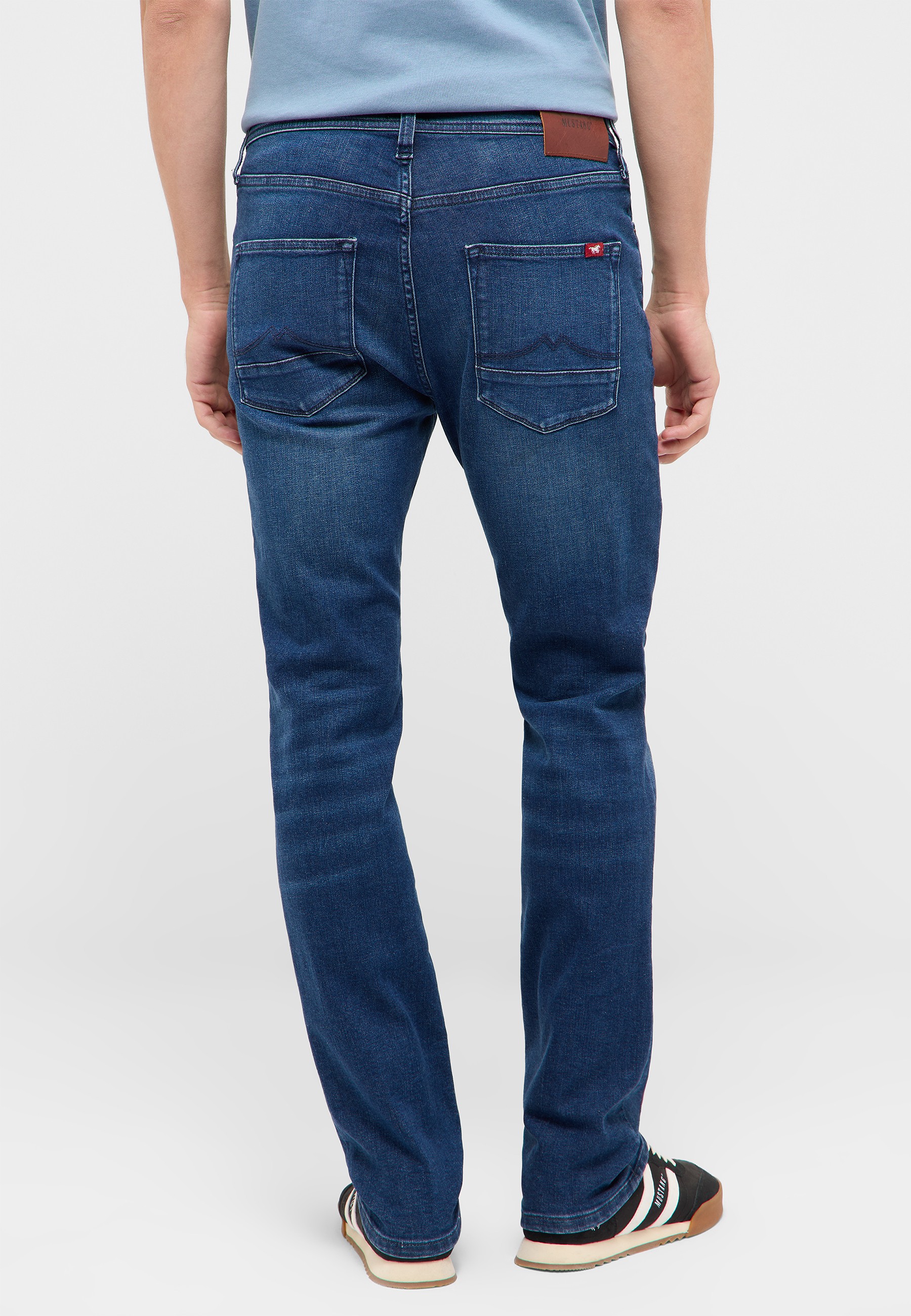 Jeans, Denim, Hose, Rückseite, Gesäßtaschen