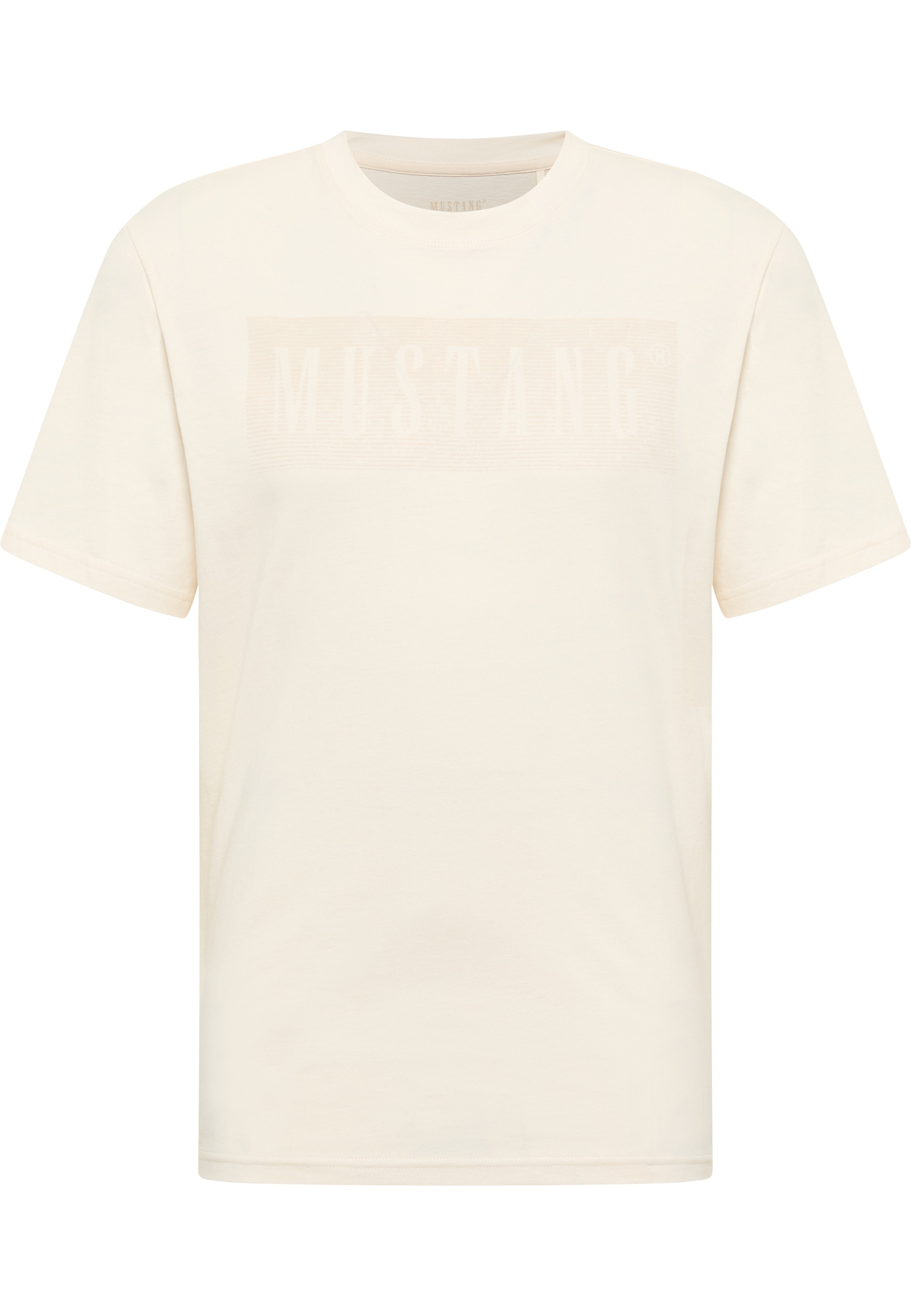 Mustang Herren T-Shirt Style Austin, offwhite