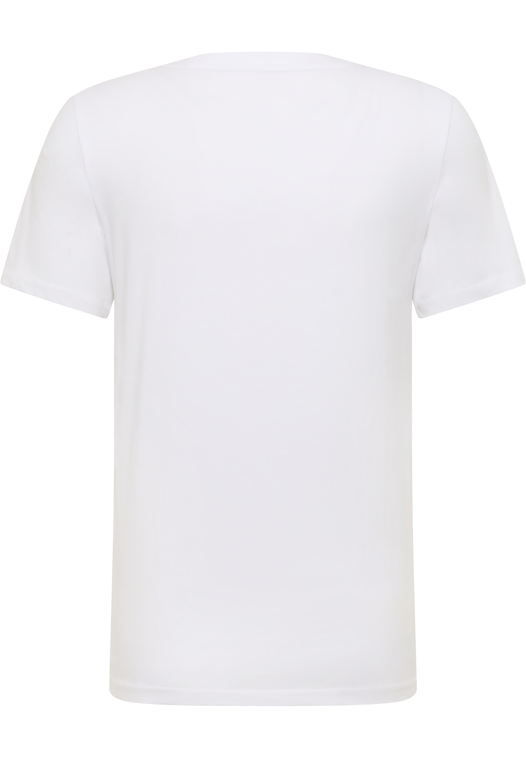 T-Shirt, Weiß, Kurzarm, Basic, Plain