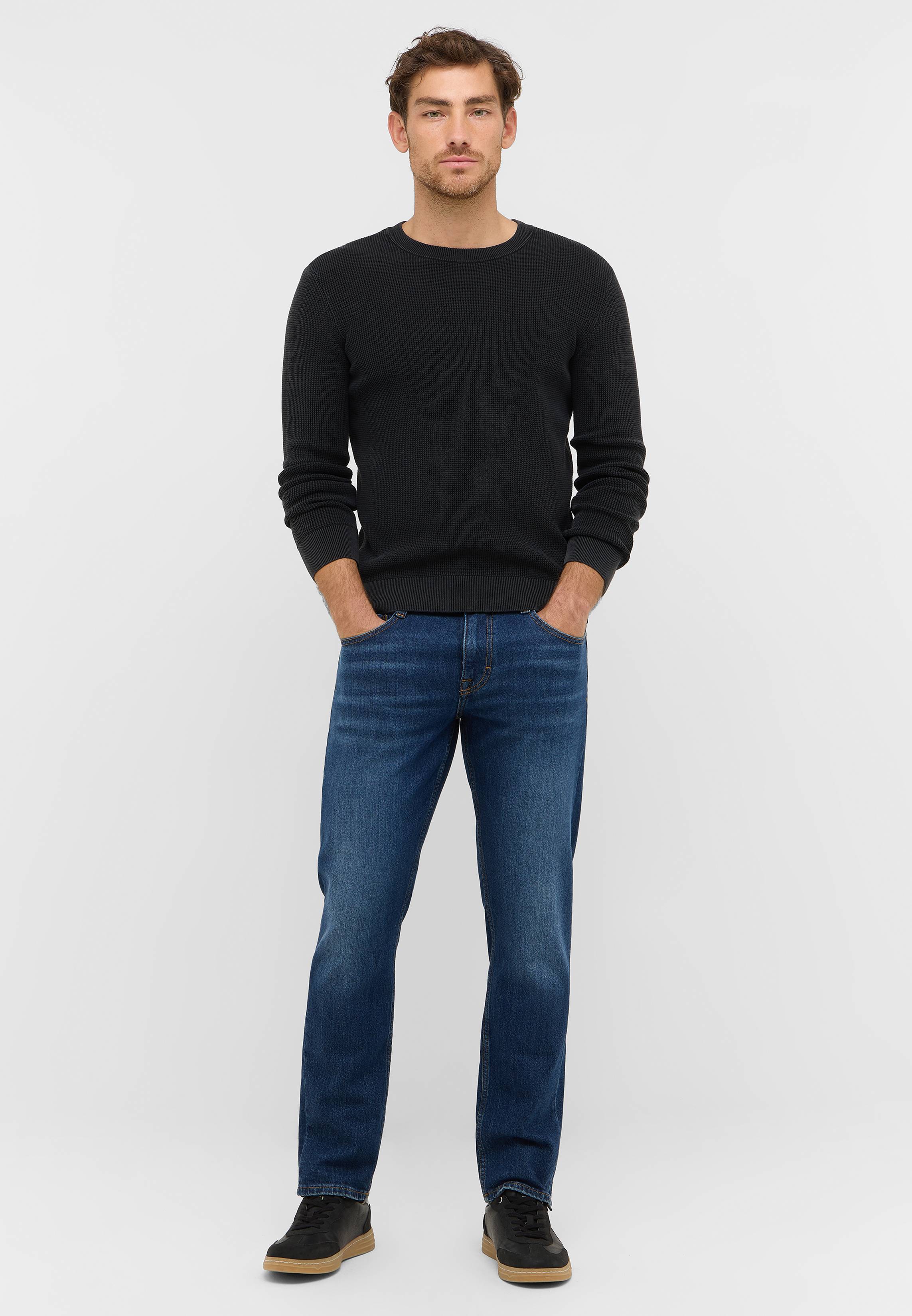 Hosen, Langarm, Jeans, Pullover, Person