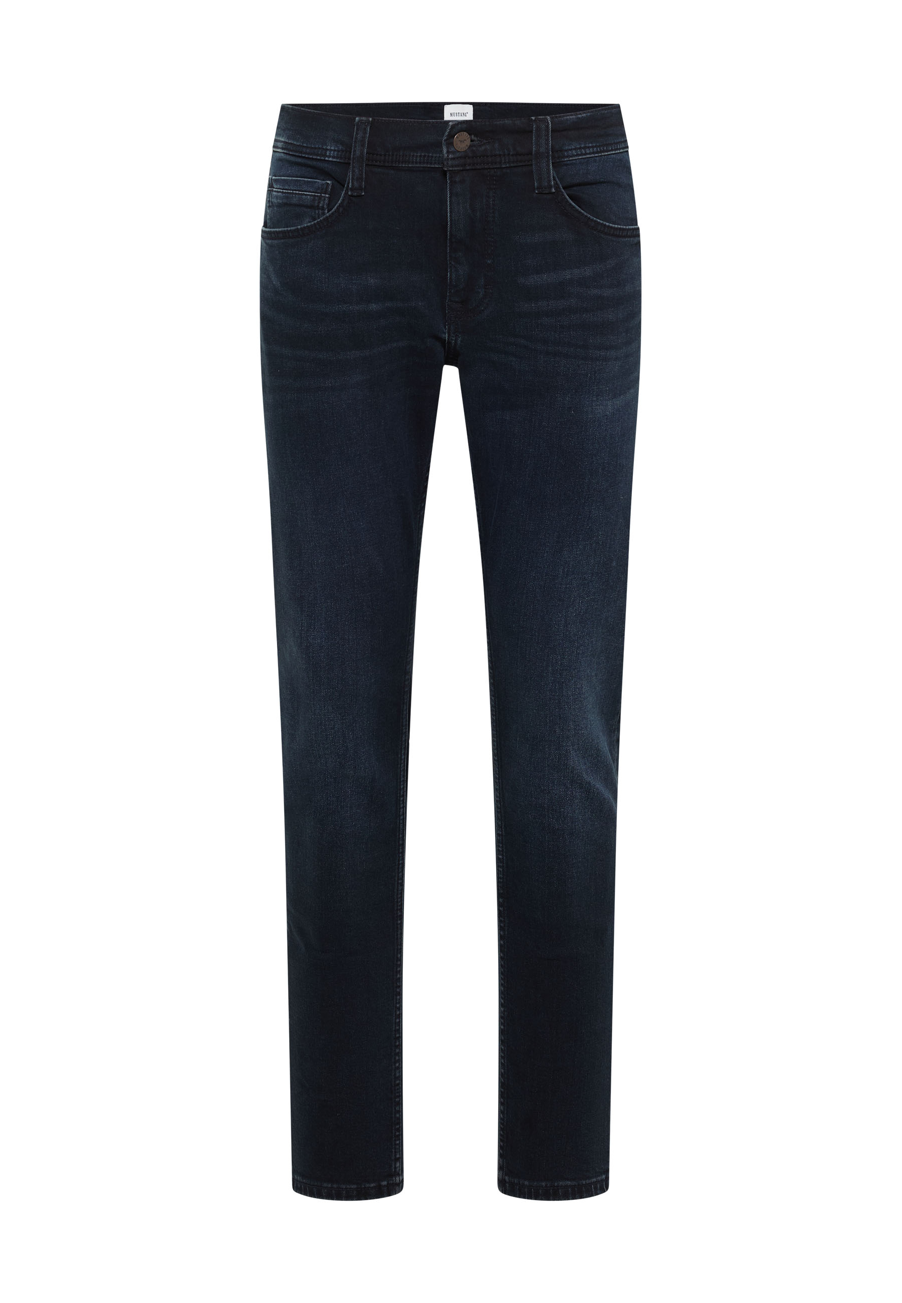 Jeans, Dunkelblau, Denim, Hose, Straight?