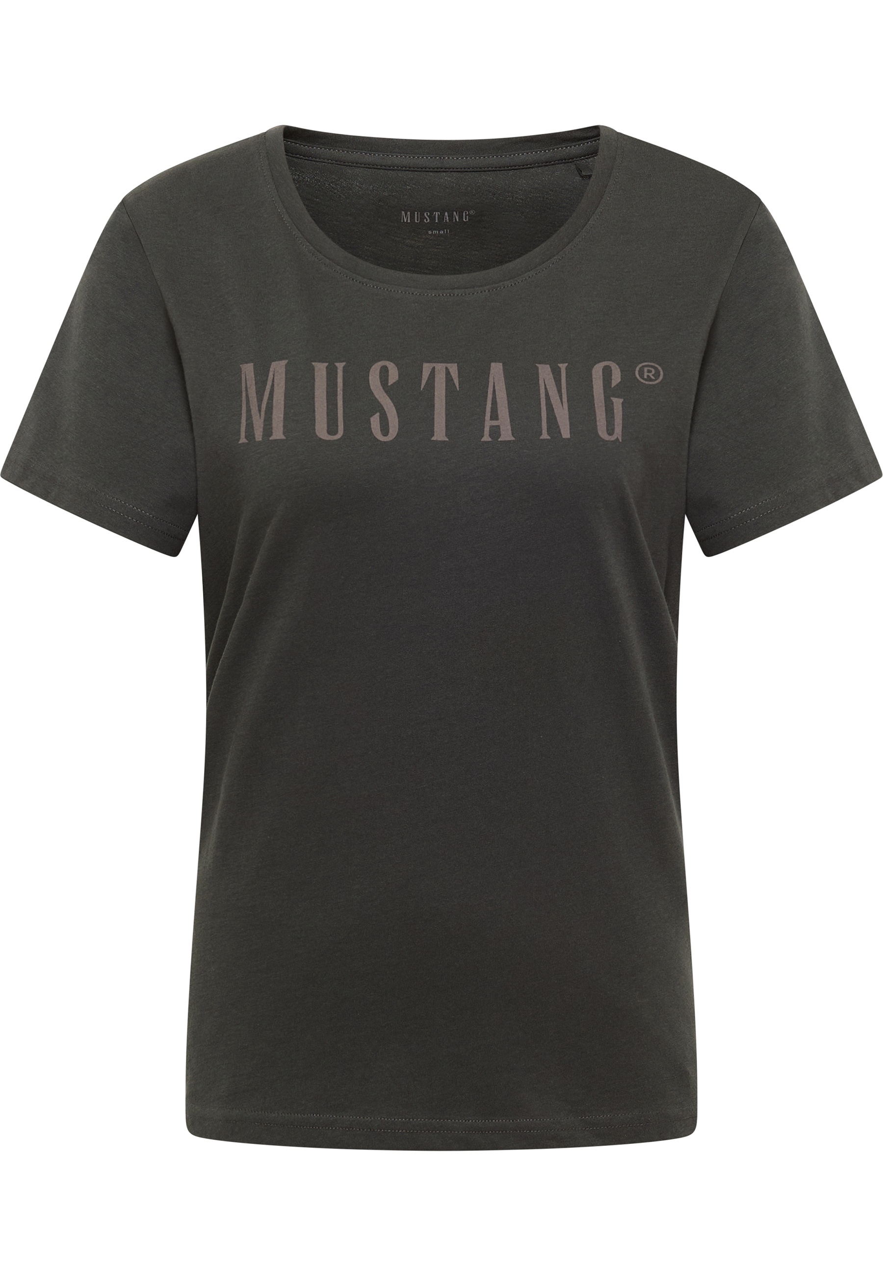 Mustang Damen T-Shirt Style Alma, schwarz