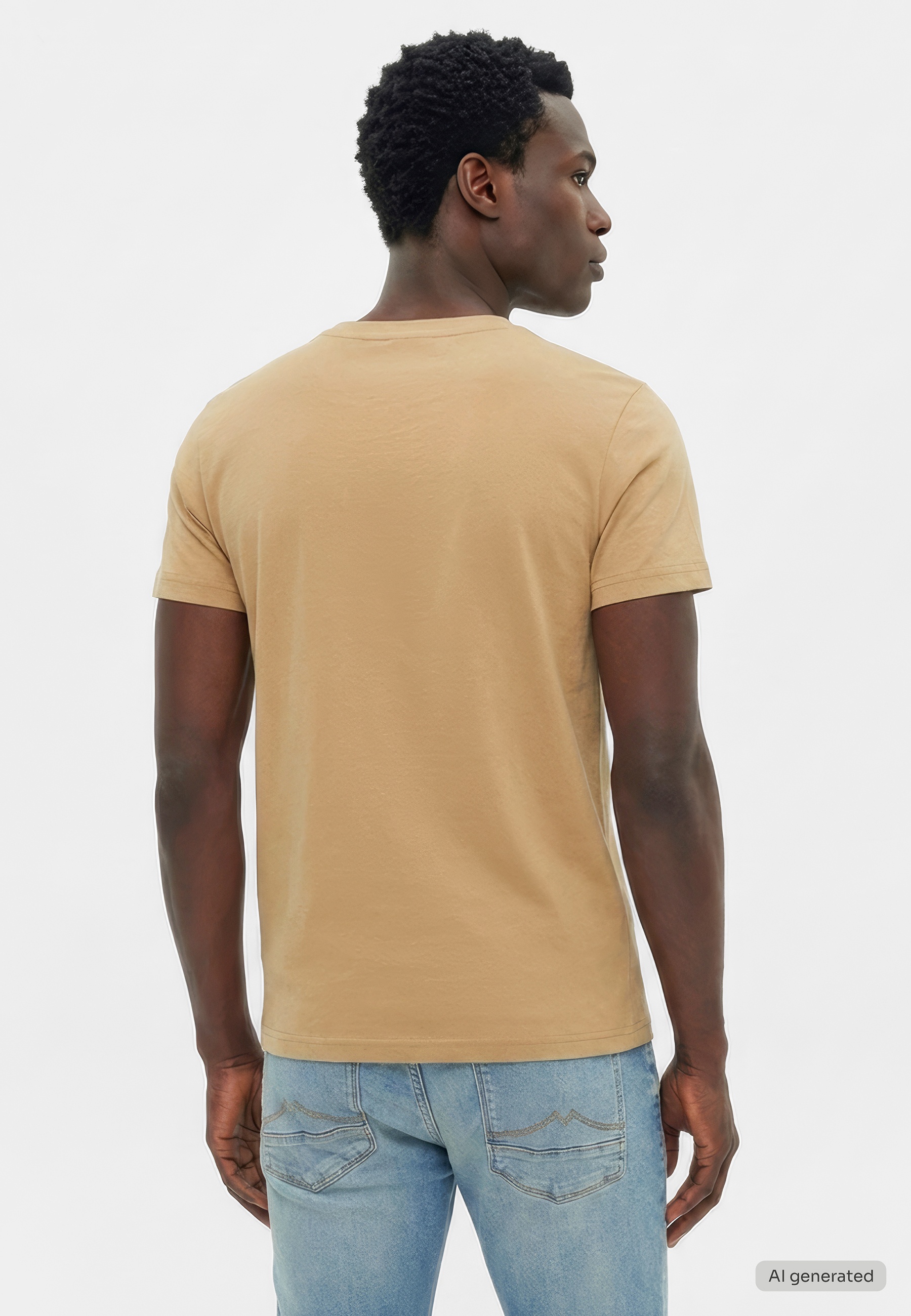 mit feiner Rippstruktur im Slim Fit