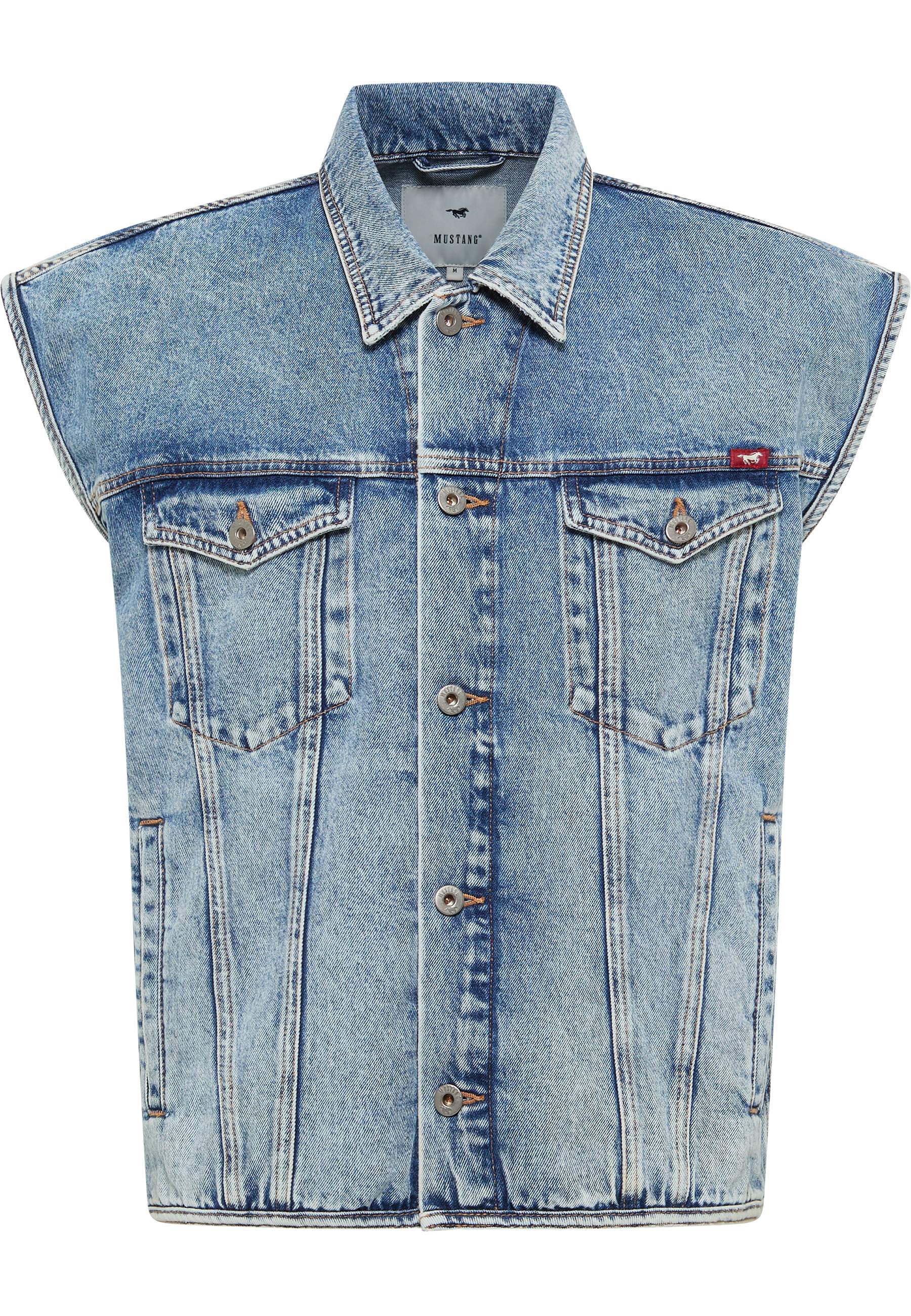 Denim, Vest, Jeansweste, Jeansstoff, Knöpfe