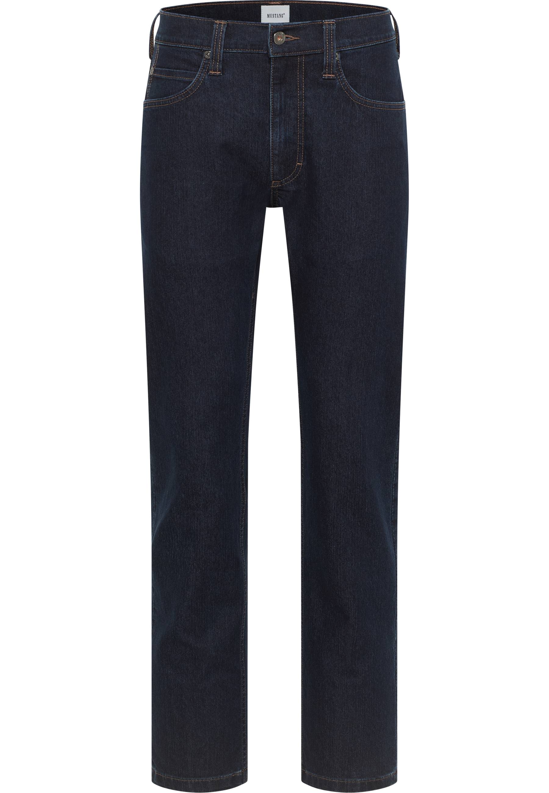Mustang Herren Jeans Style Tramper Straight, blau dunkel