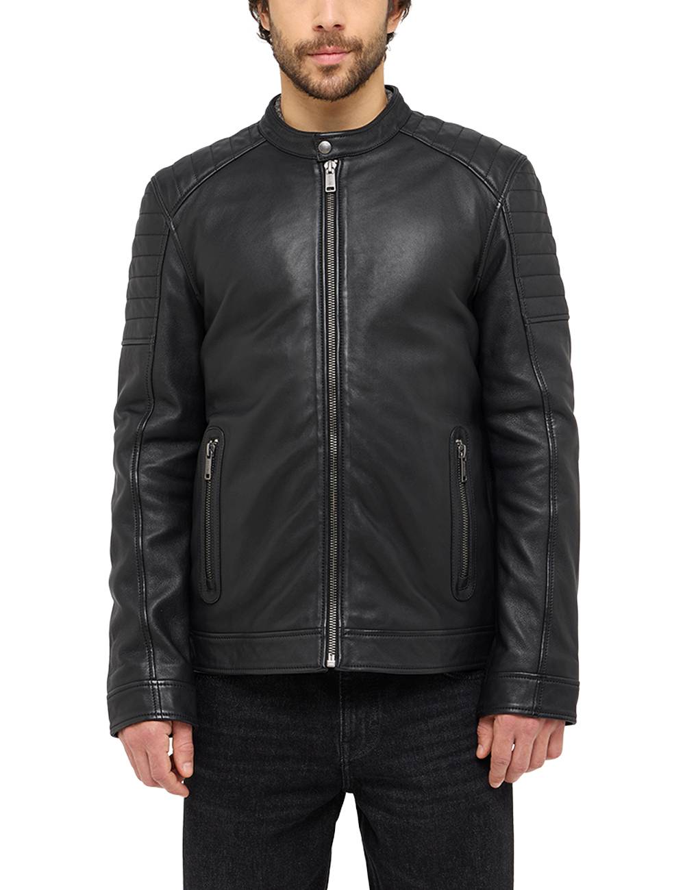 Bekleidung, Mantel, Jacke, Jacke aus Leder