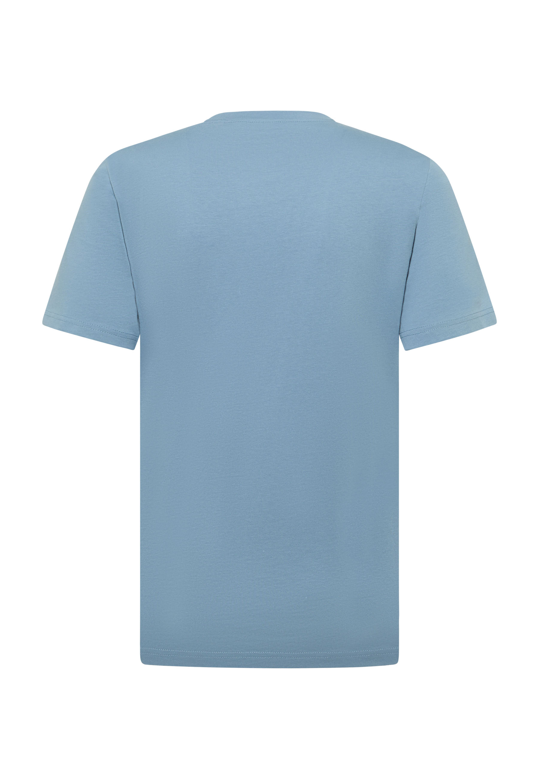 T-Shirt, Unisex, Kurzarm, Rundhals, Grau-Blau