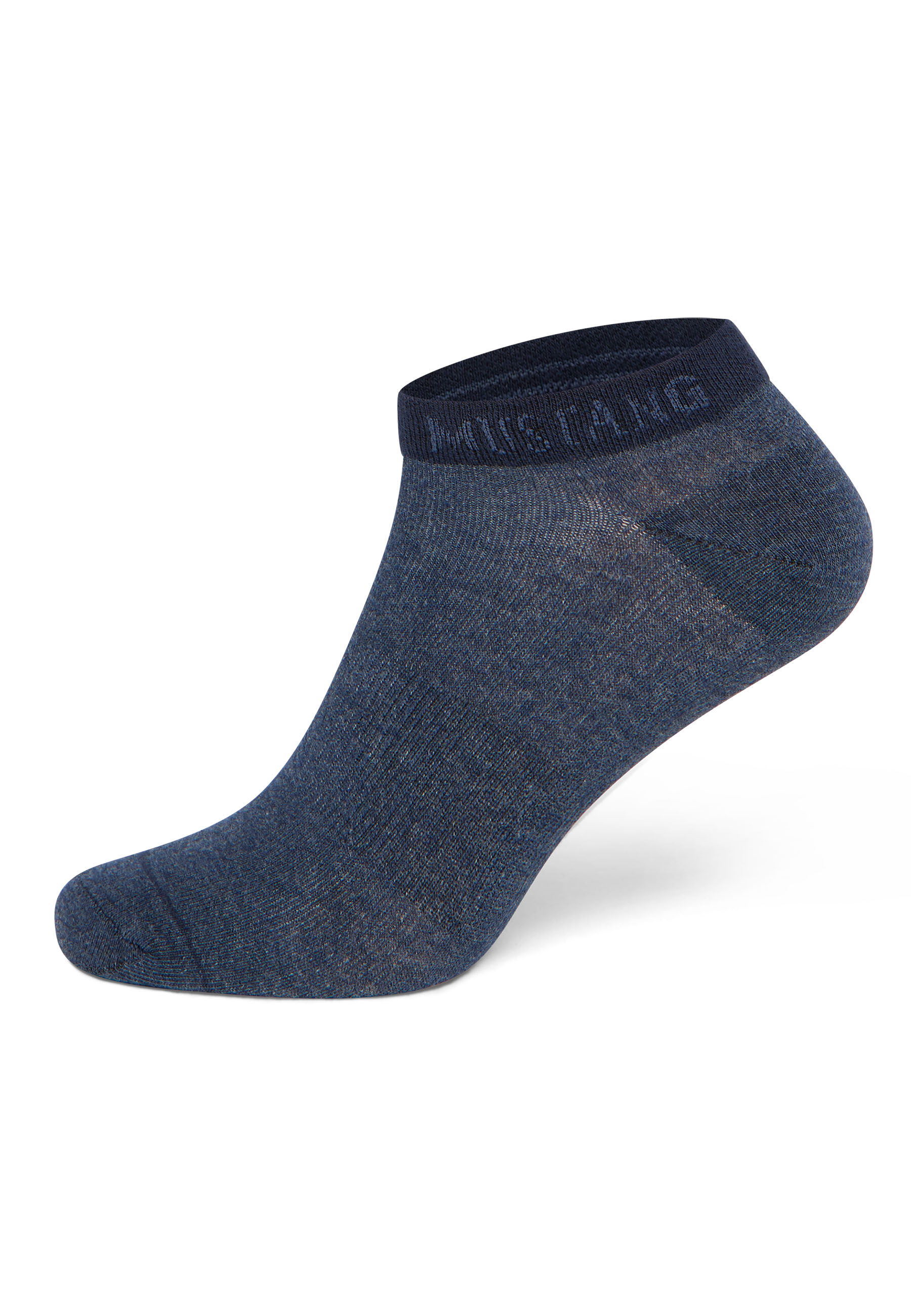Socken, Ankle-Sock, Dunkelblau, Rügenstruktur, Weiches Material