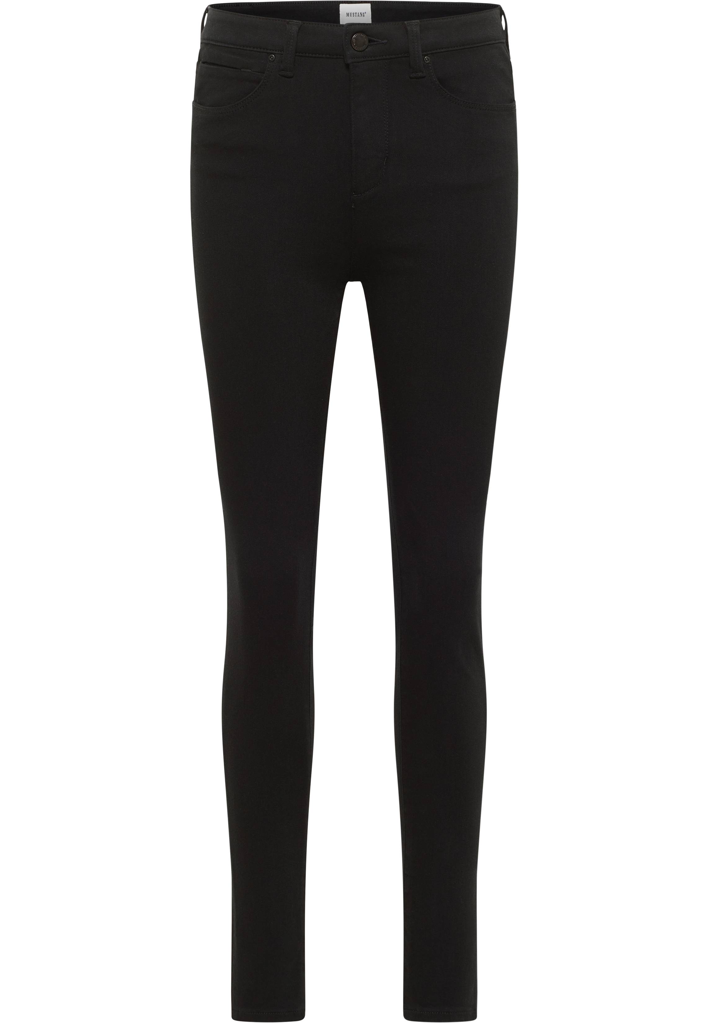 Mustang Damen Jeans Style Georgia Super Skinny, schwarz dunkel