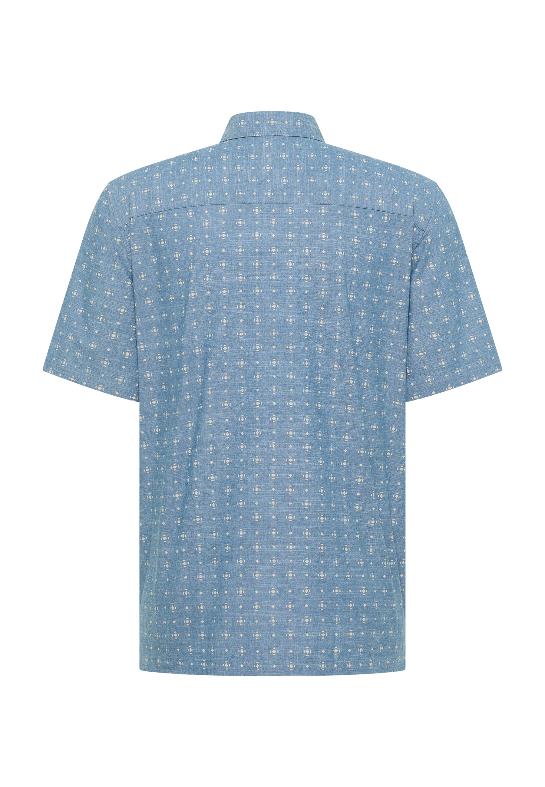 Hemd, Hemdshirt, Kurzarm, Gemustert, Baumwolle