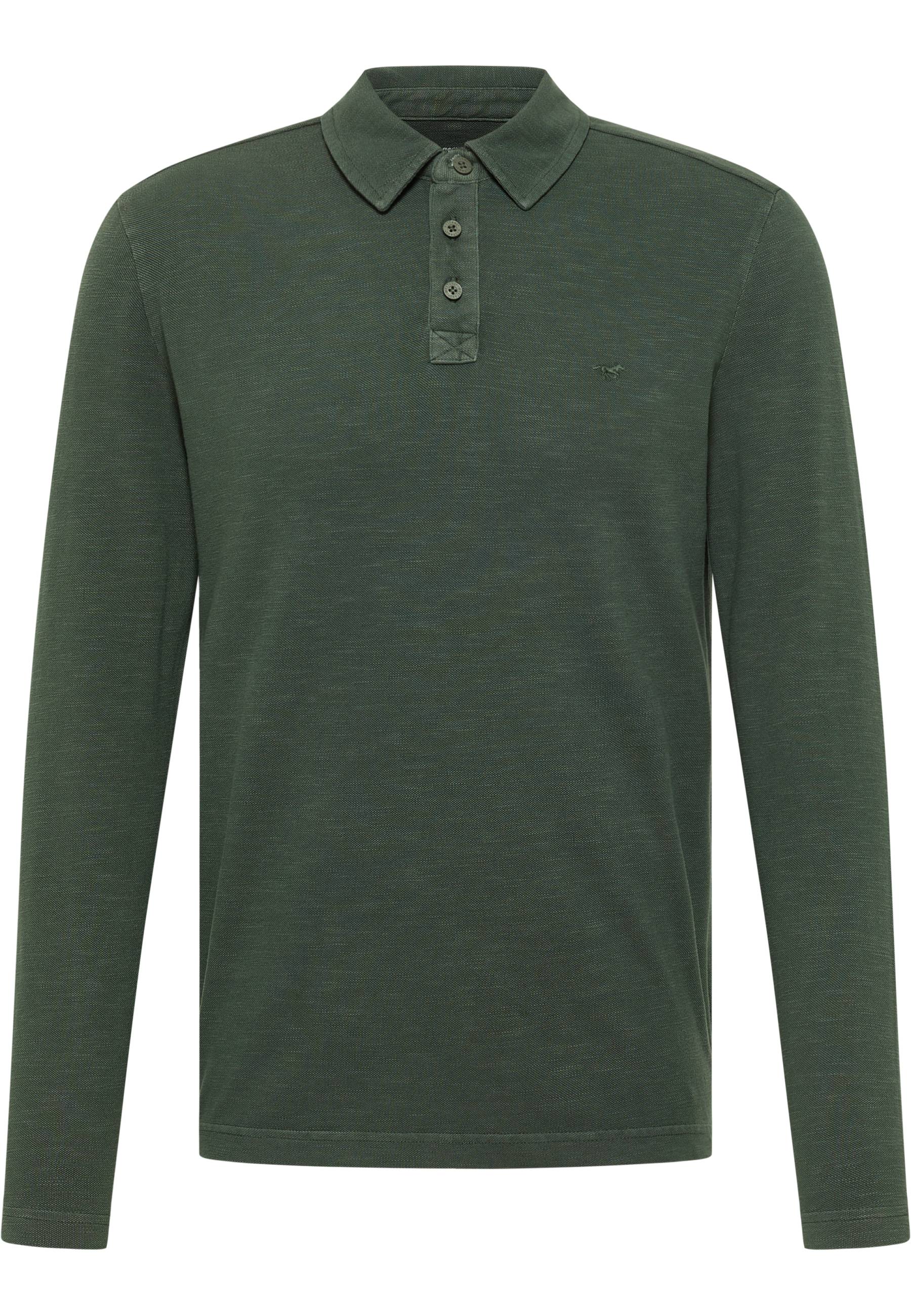 Mustang Herren Langarmshirt Style Portis, khaki