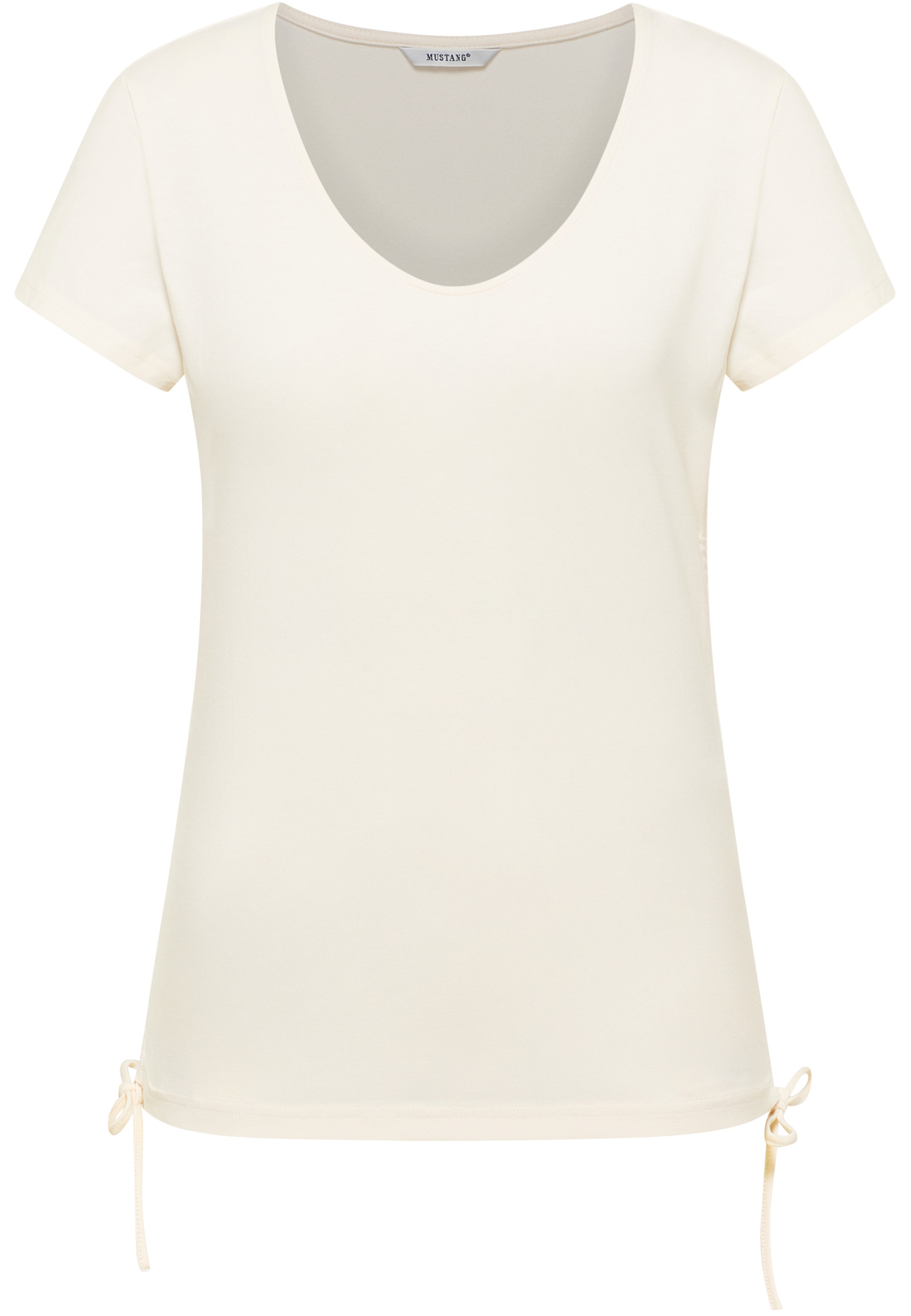 Mustang Damen T-Shirt Style Mexia, offwhite