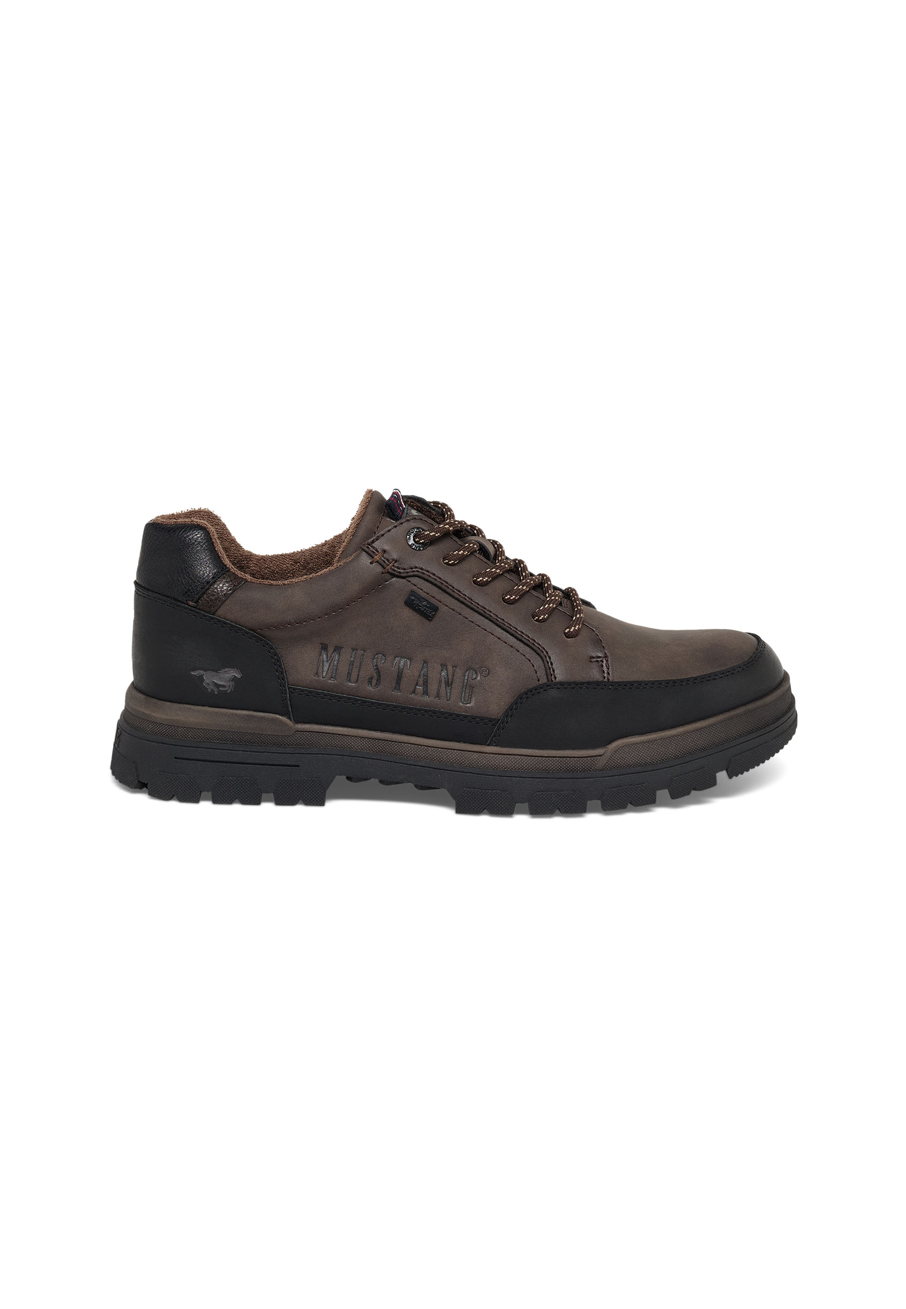 Stiefel, Lederschuh, Muster: Uni, braun, Outdoor