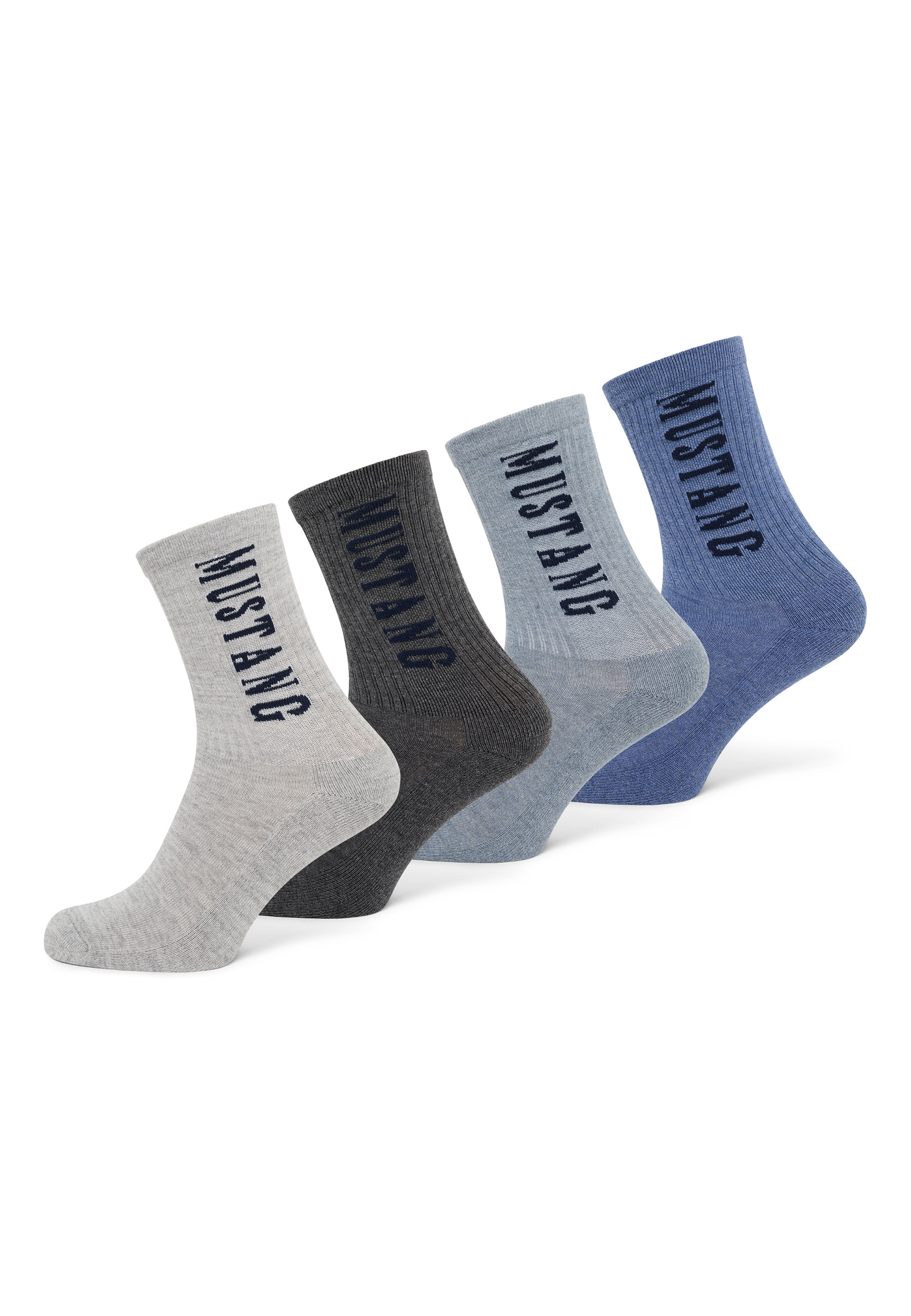Mustang Herren Socken Tennissocken, blau