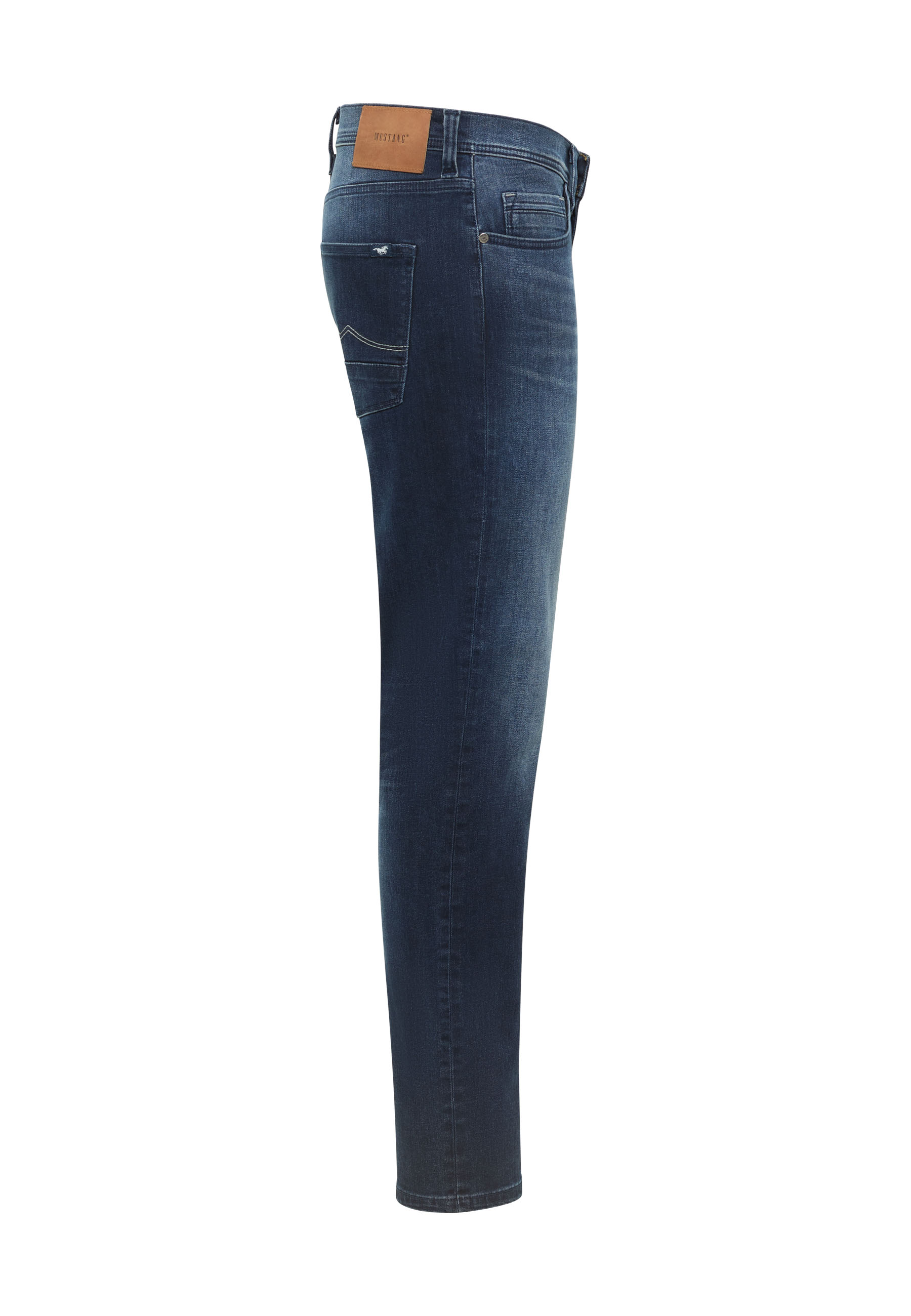 jeans, denim, straight-leg, Tasche, blau