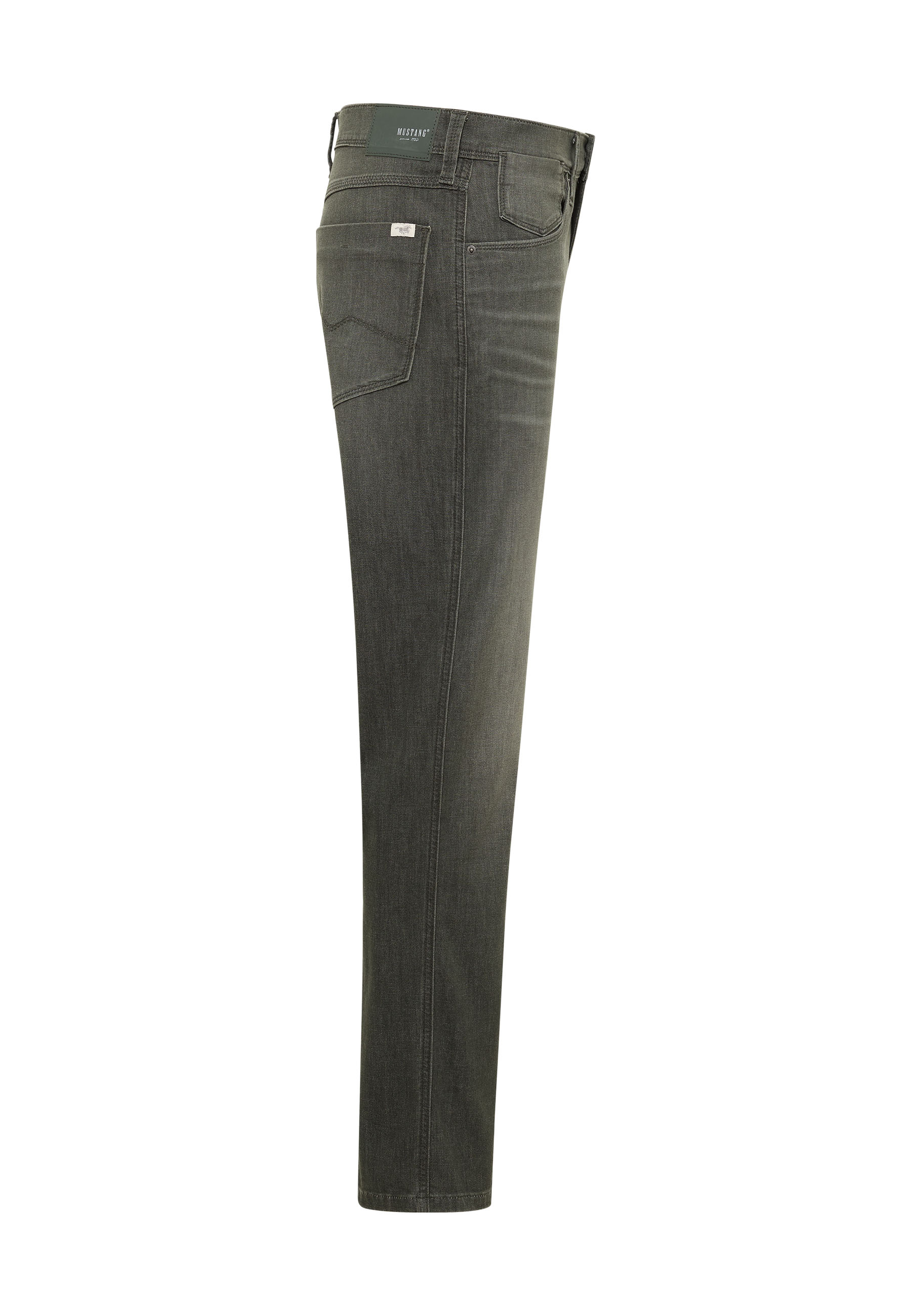 Jeans, Hose, Vintage Grau, Gerades Bein, Five-Pocket