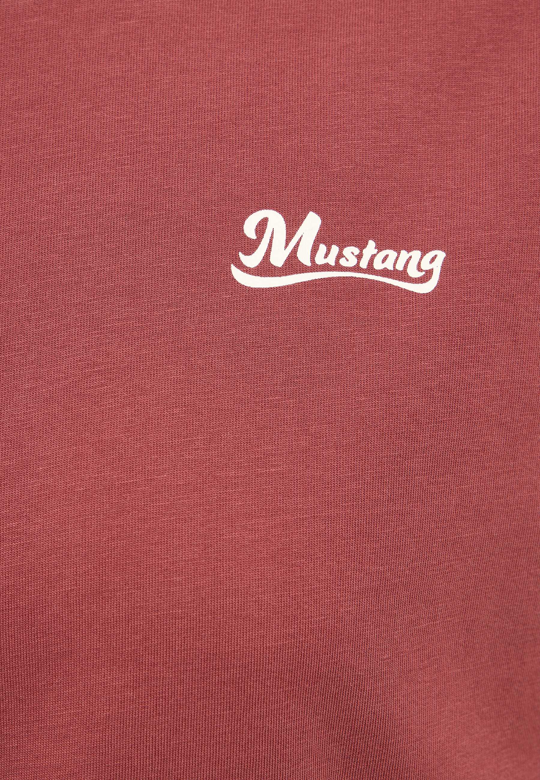 T-Shirt, Stoff, Rosa, Logo, Mustang