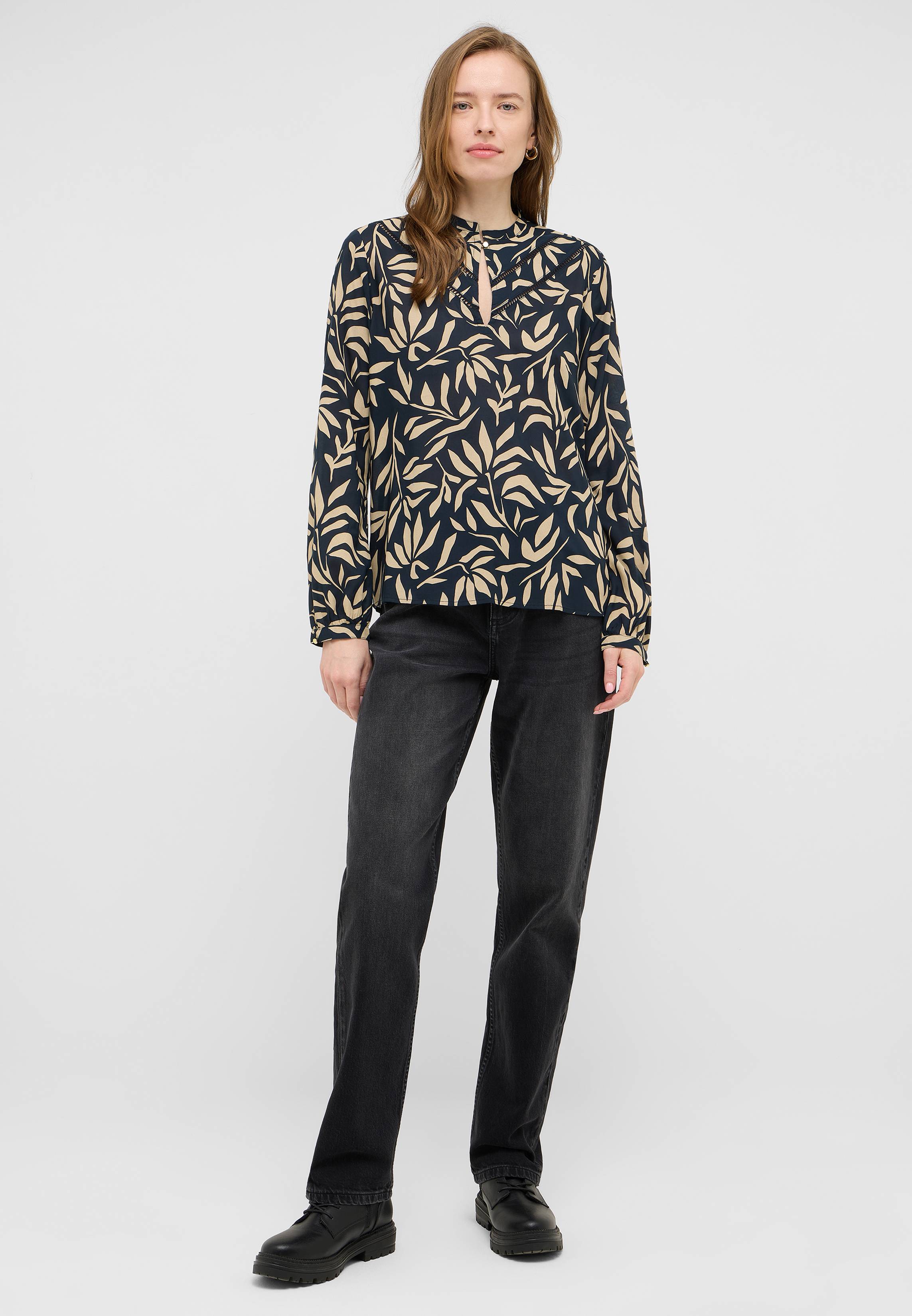 Langarm, Bluse, Hosen, Pullover, Person