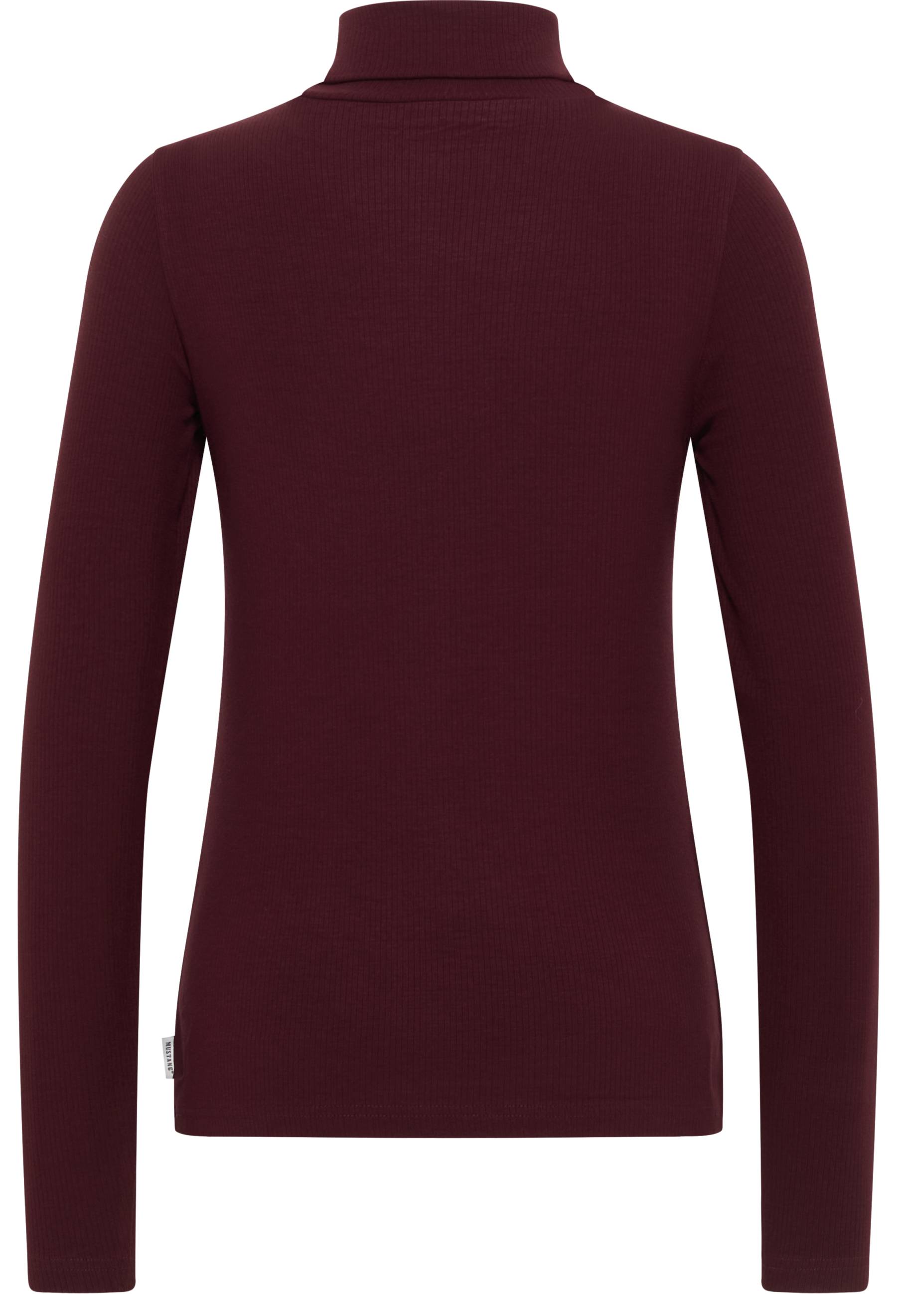 Langarm, Ärmel, Kastanienbraun, Vlies, Mantel