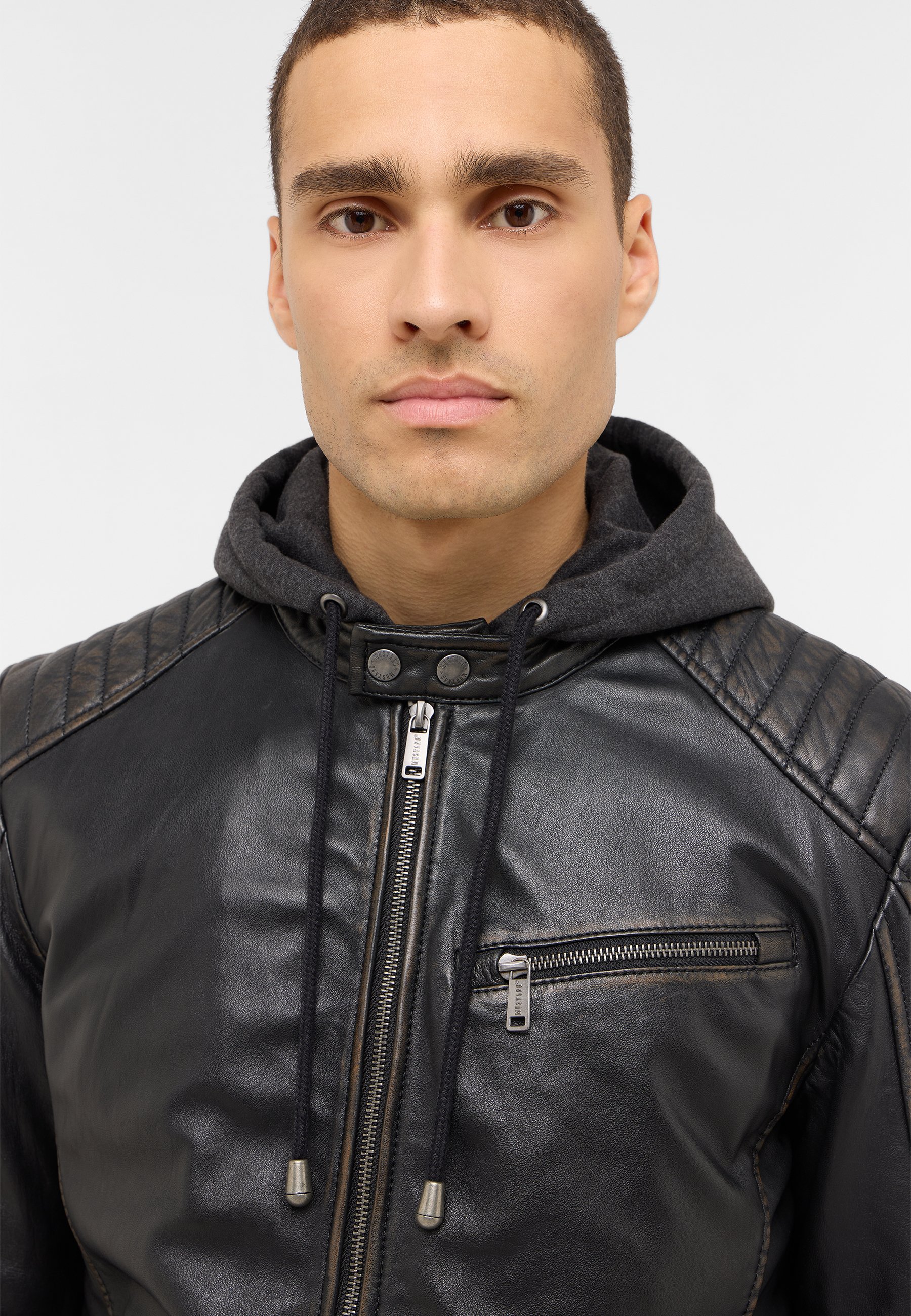 Jacke Style biker jacket dunkelbraun-L8840 M LMUO-M252-377000002