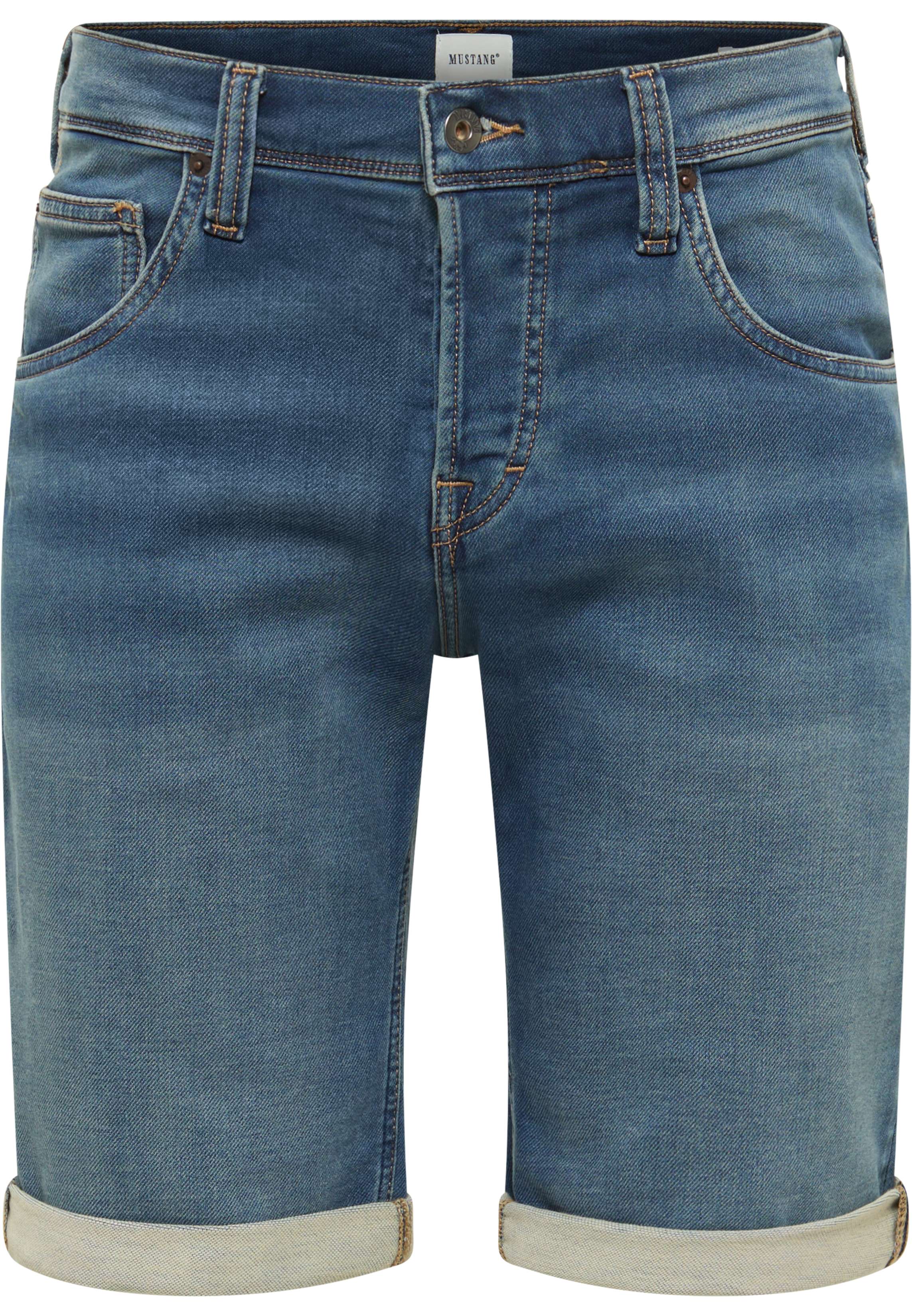 Mustang Herren Jeans-Short Style Chicago Shorts, blau dunkel