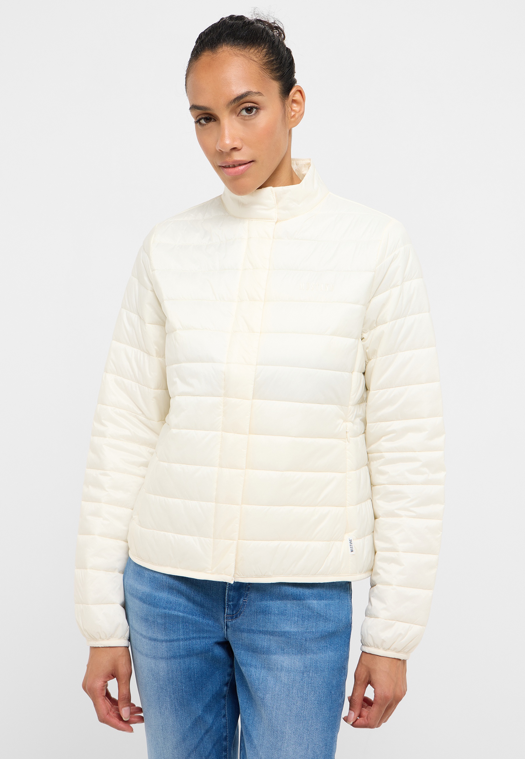 Mantel, Jacke, Langarm, Jeans, Person