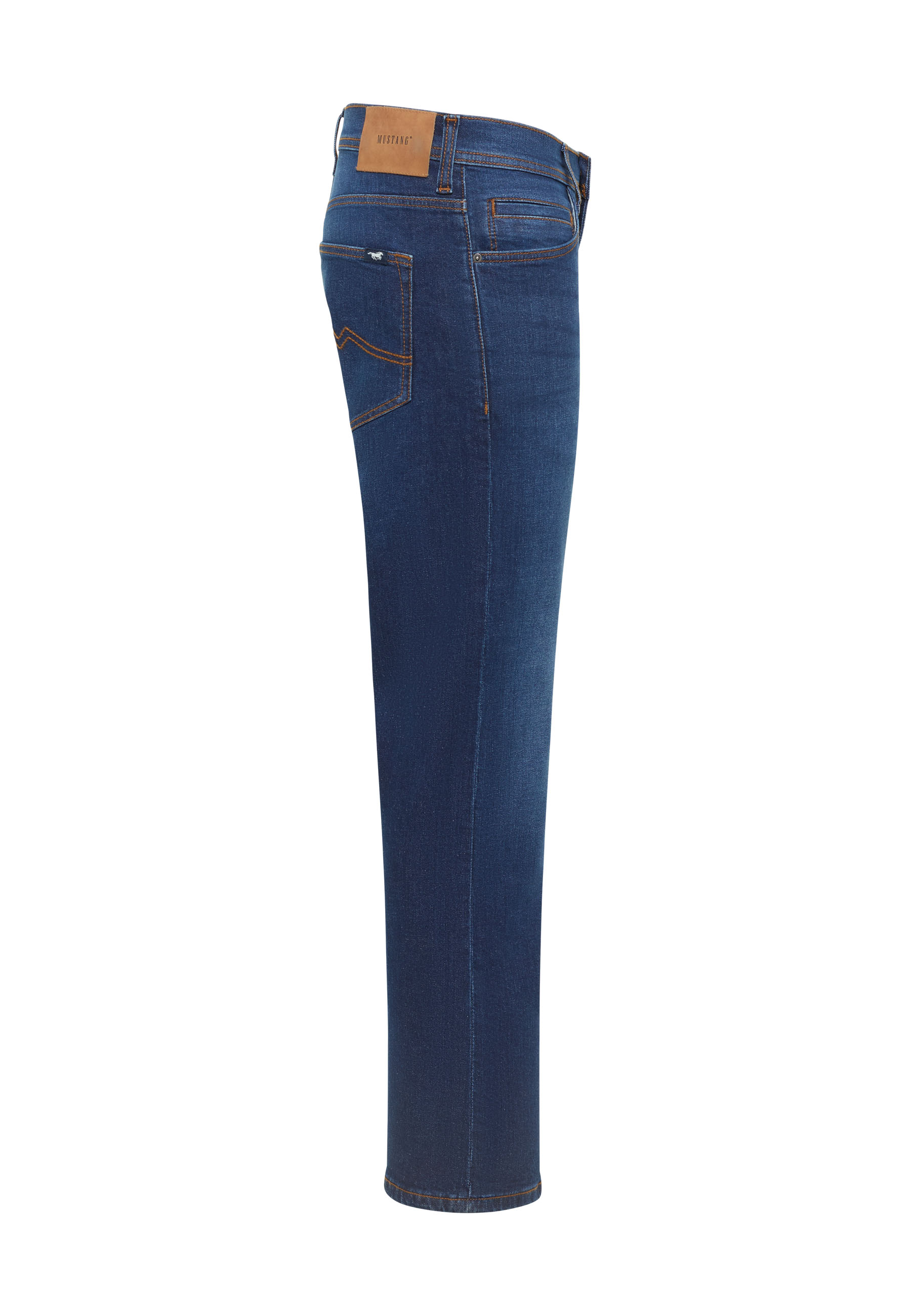 jeans, denim, straight leg, blue, pocket stitching
