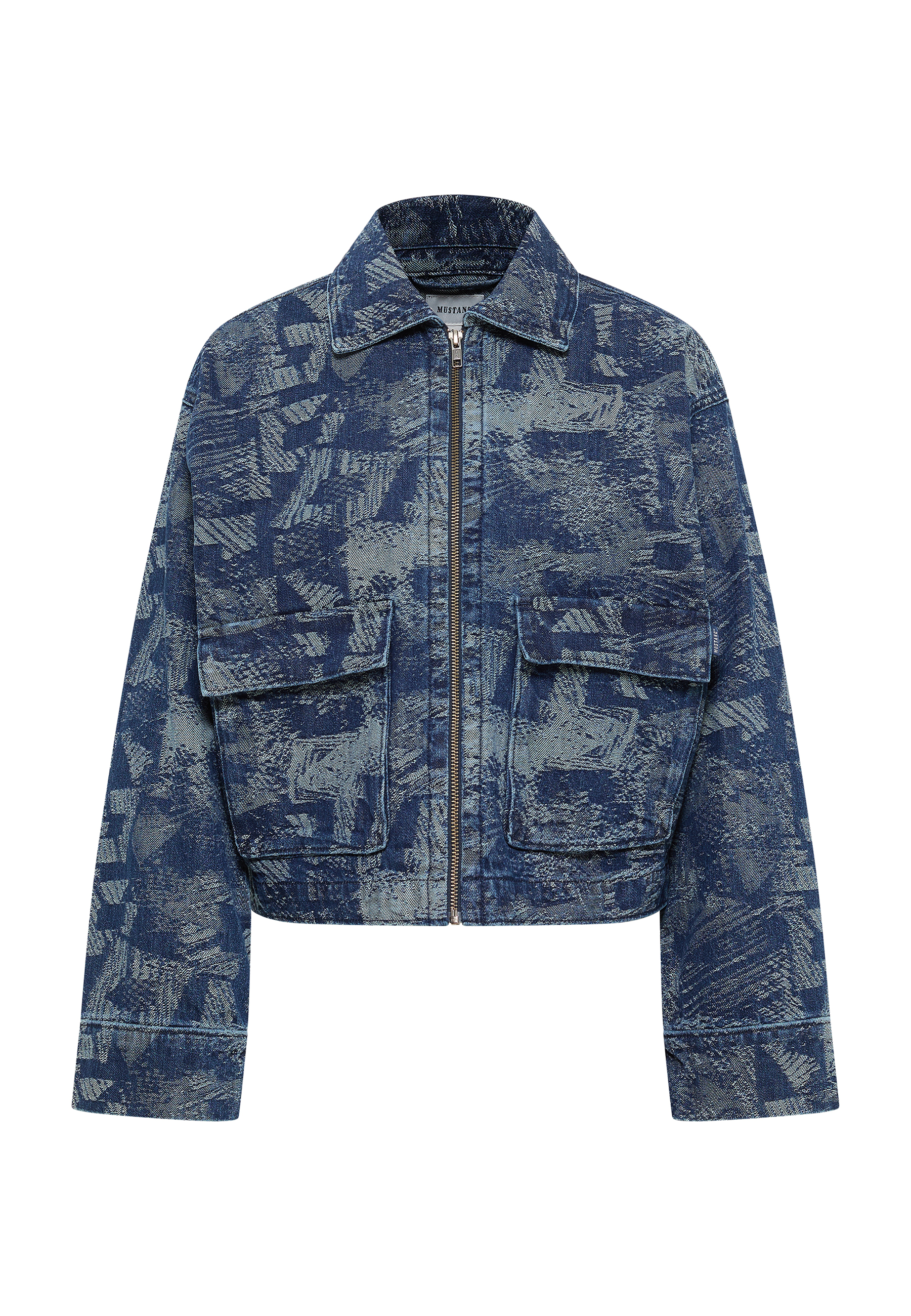 Mustang Damen Jacke Style Elba Denim, dunkelblau