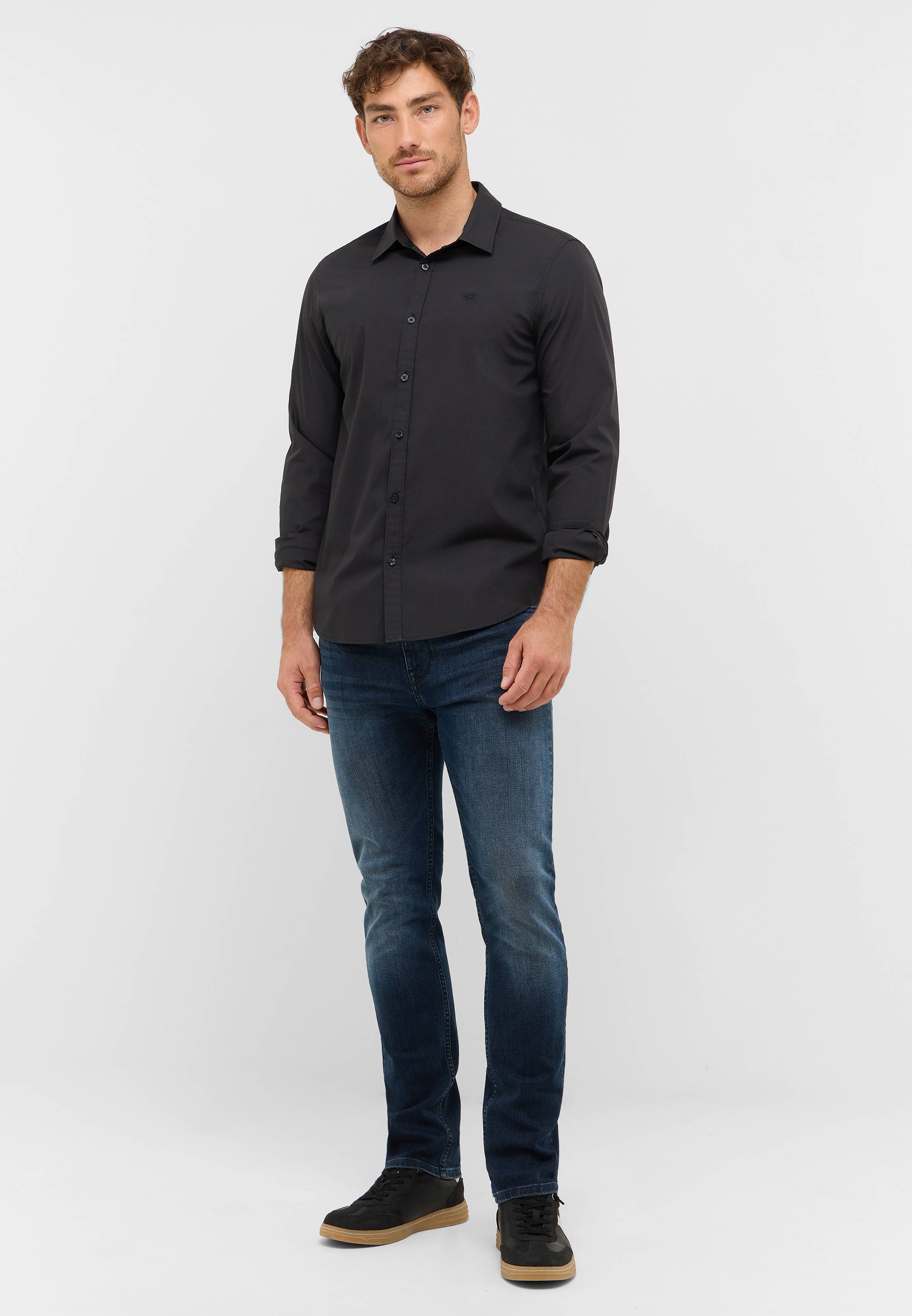 Hemd, Hosen, Langarm, Mann, Person