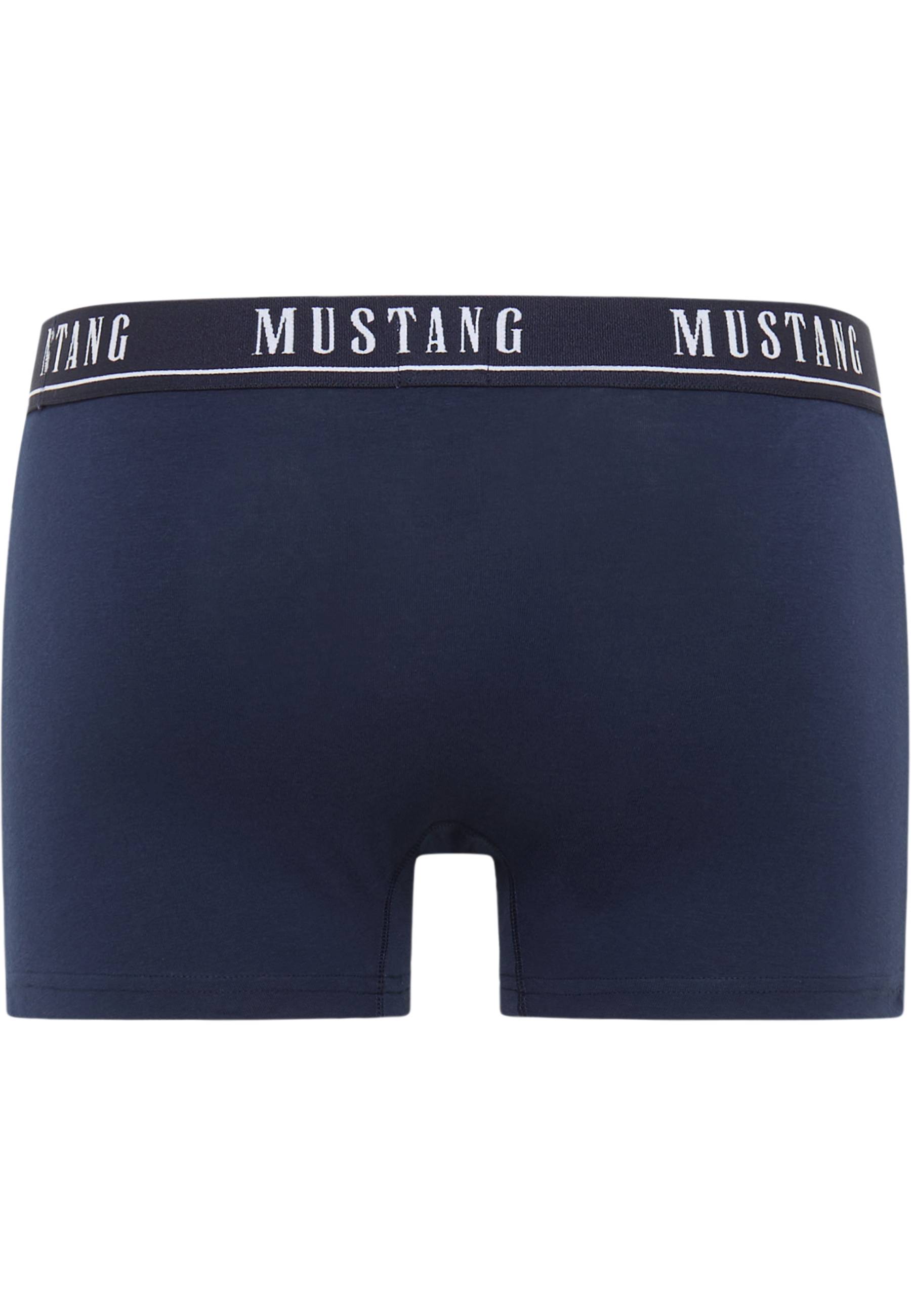 Boxer, Unterwäsche, Navy, Gummiband, Mustang