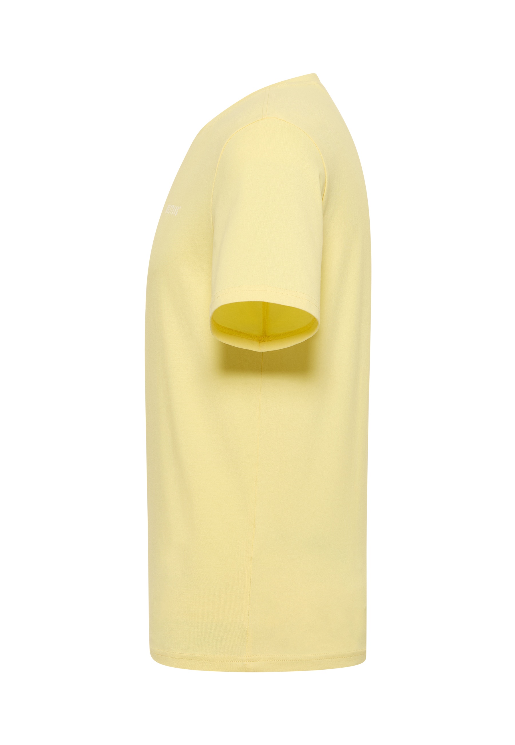 T-Shirt, Kurzärmlig, Einfarbig, Gelb, Kleidung