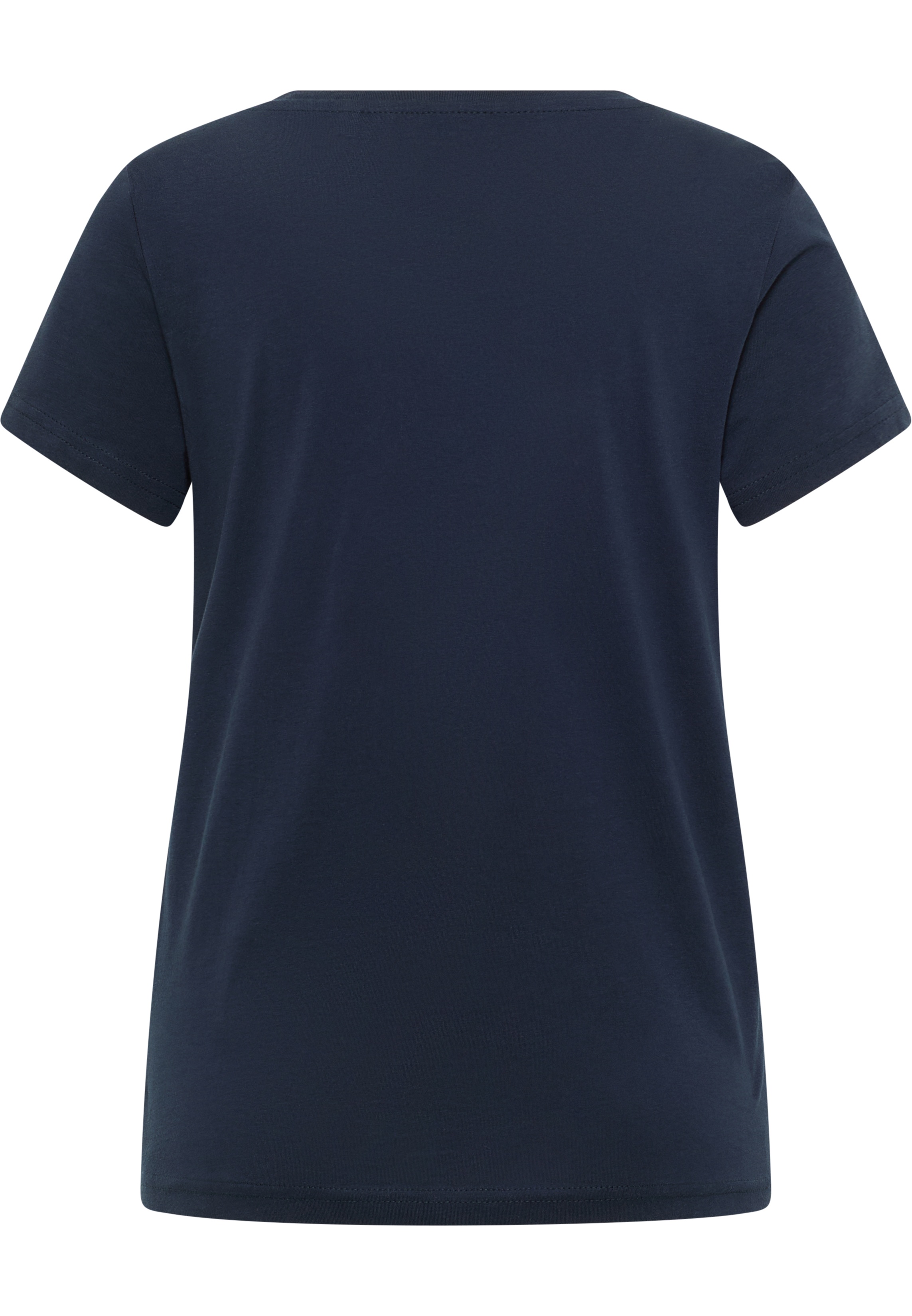 T-Shirt, Kurzarm, Rundhalsausschnitt, Uni-Farbe, Baumwolle