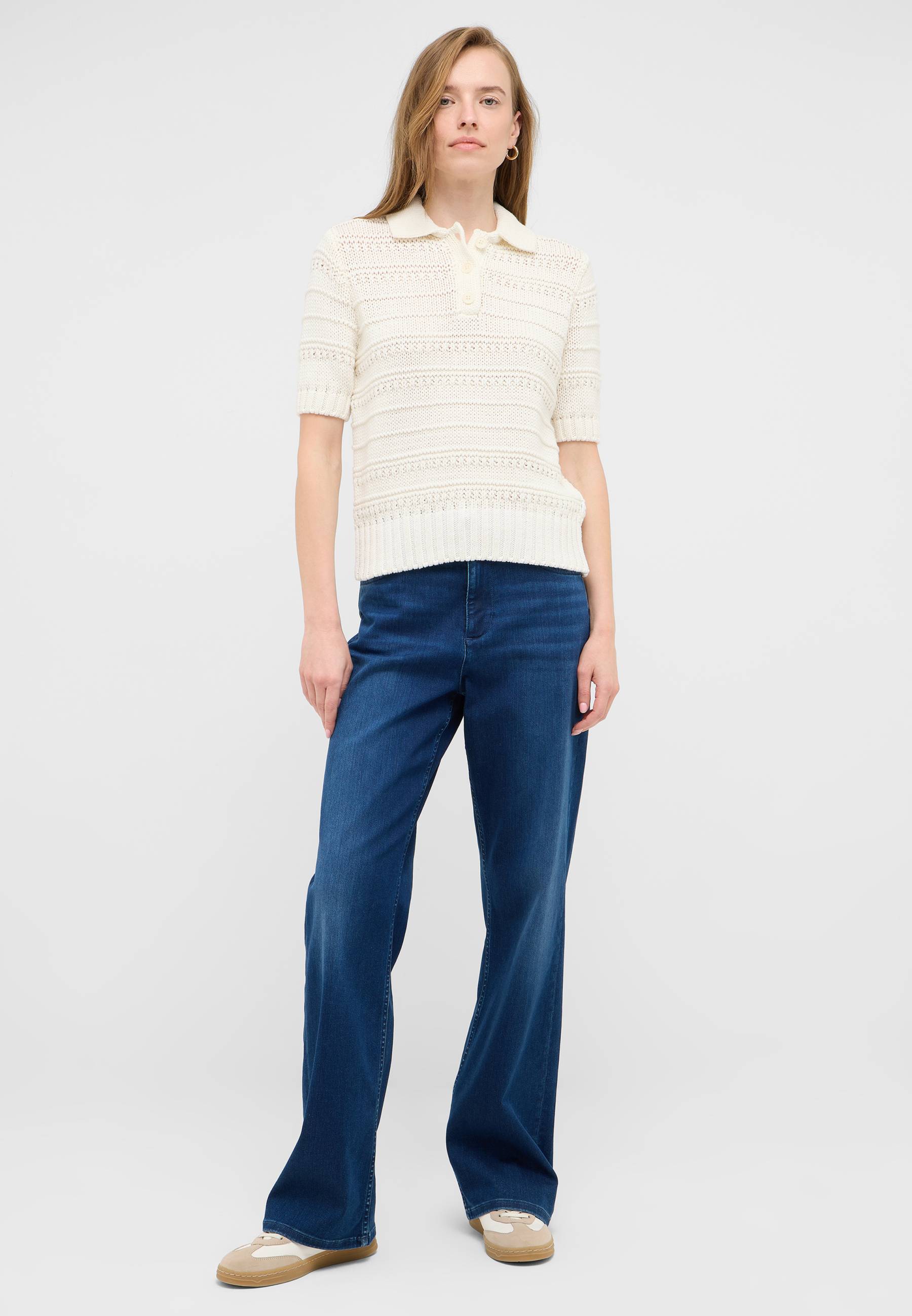 Bekleidung, Hosen, Strickwaren, Pullover, Jeanshose