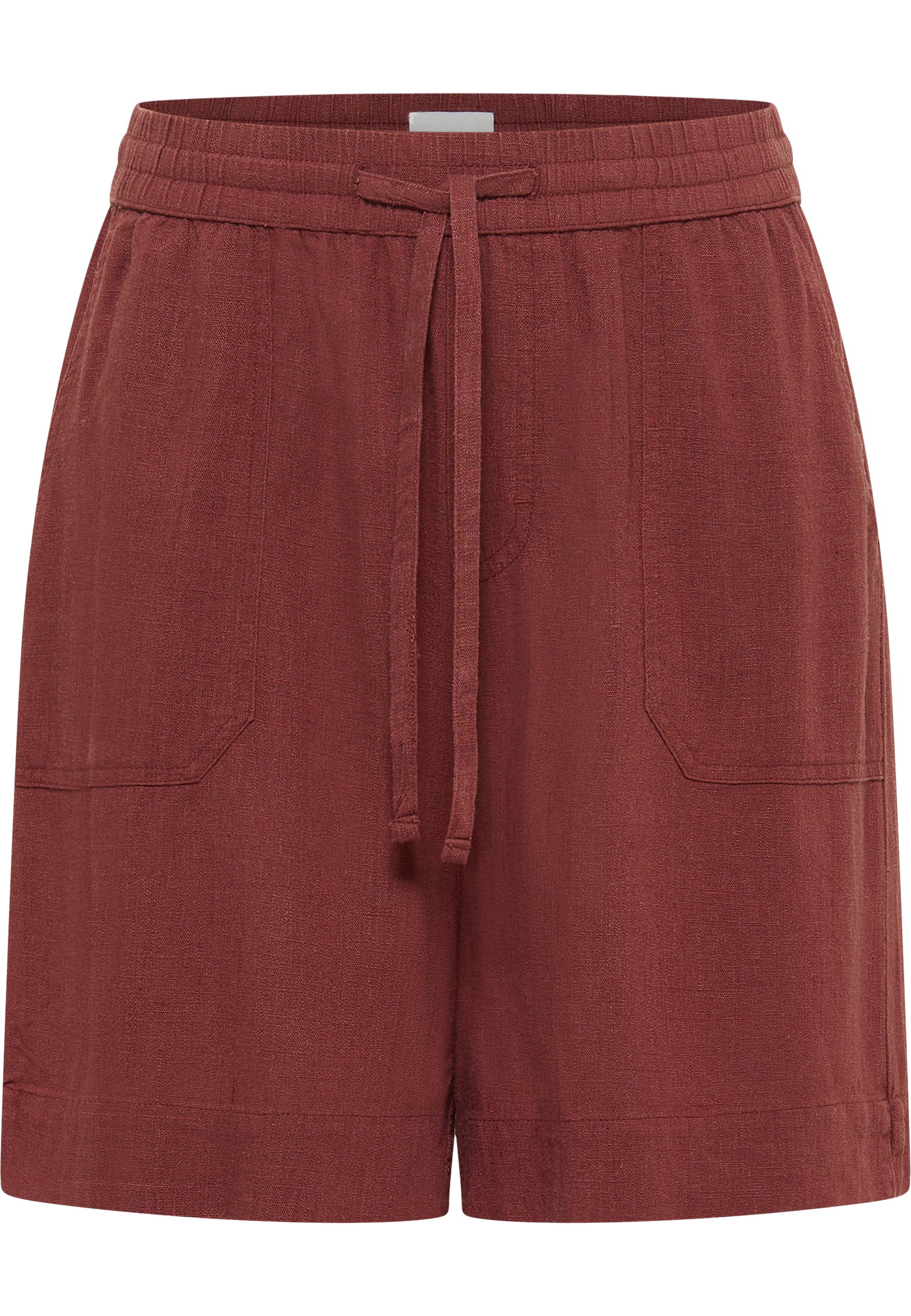 Kurze Hose, Shorts, Kordelzug, rote Farbe, große Taschen