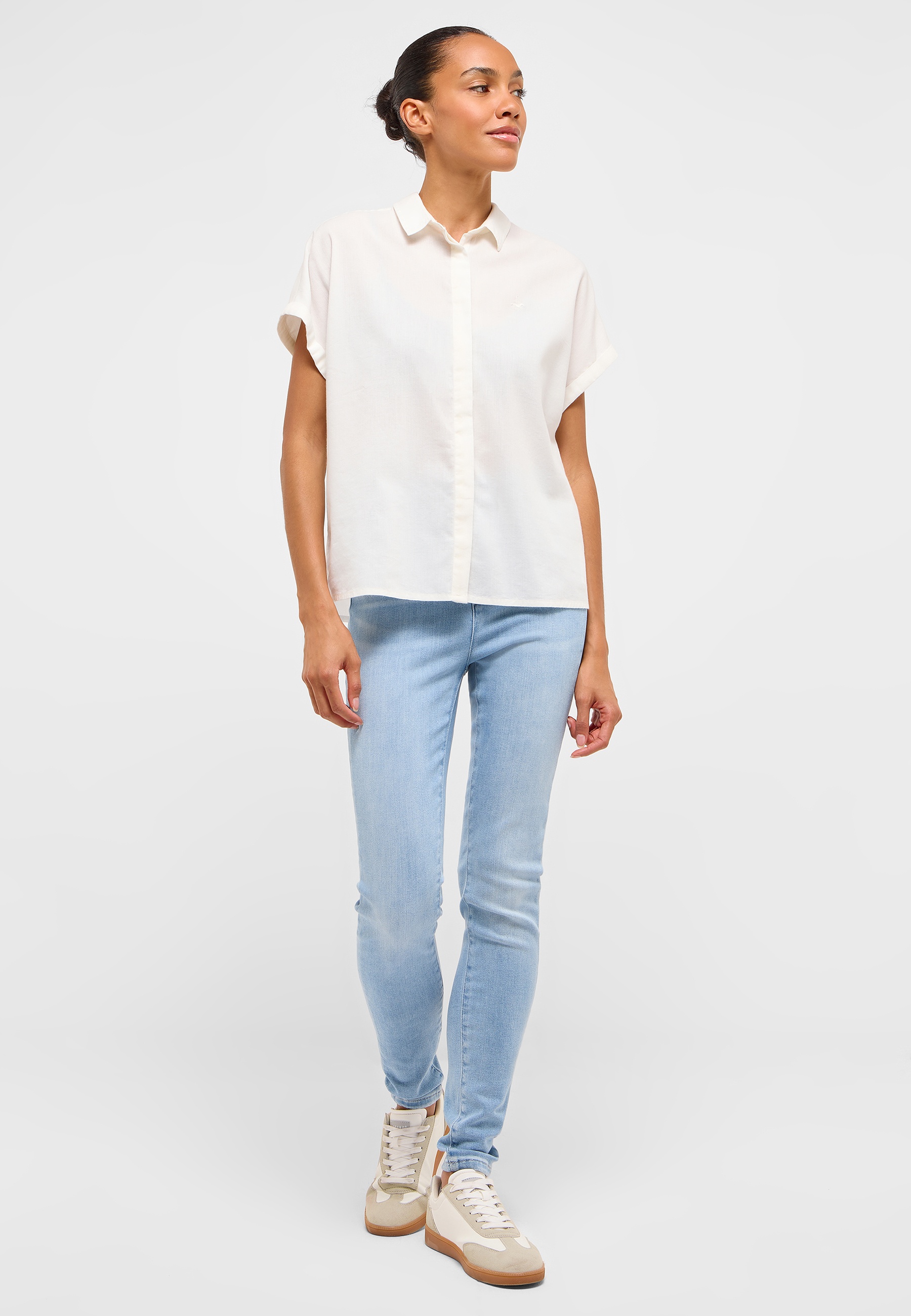 Hosen, Hemd, Bluse, Jeans, Person