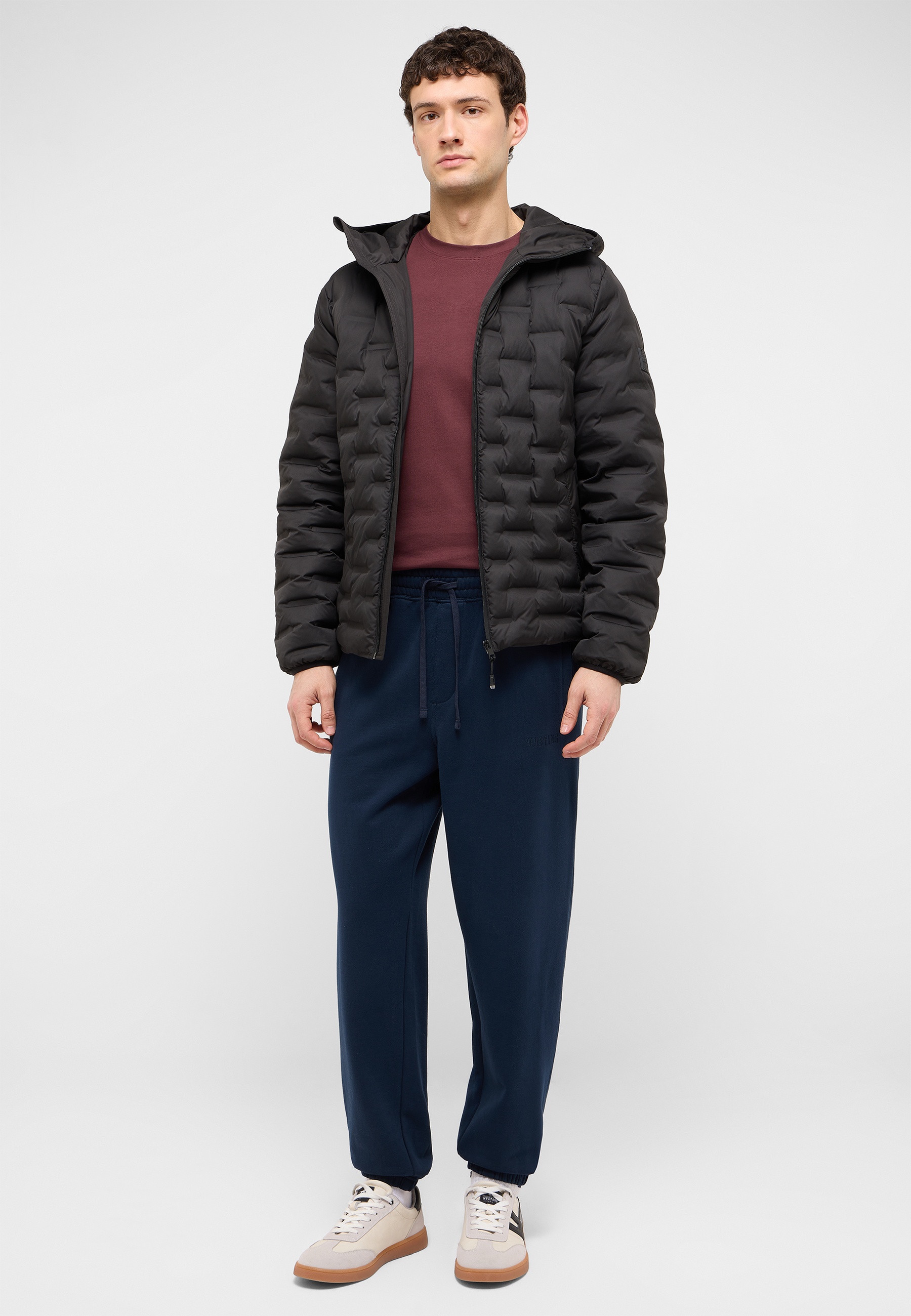 jacke, Daunenjacke, schwarz, Pufferjacke, Hoodie-Schicht