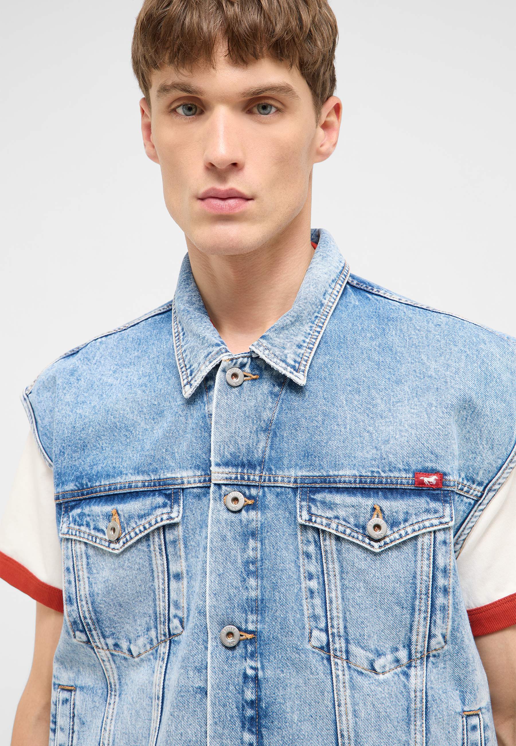jeansjacke, denim, hemd?